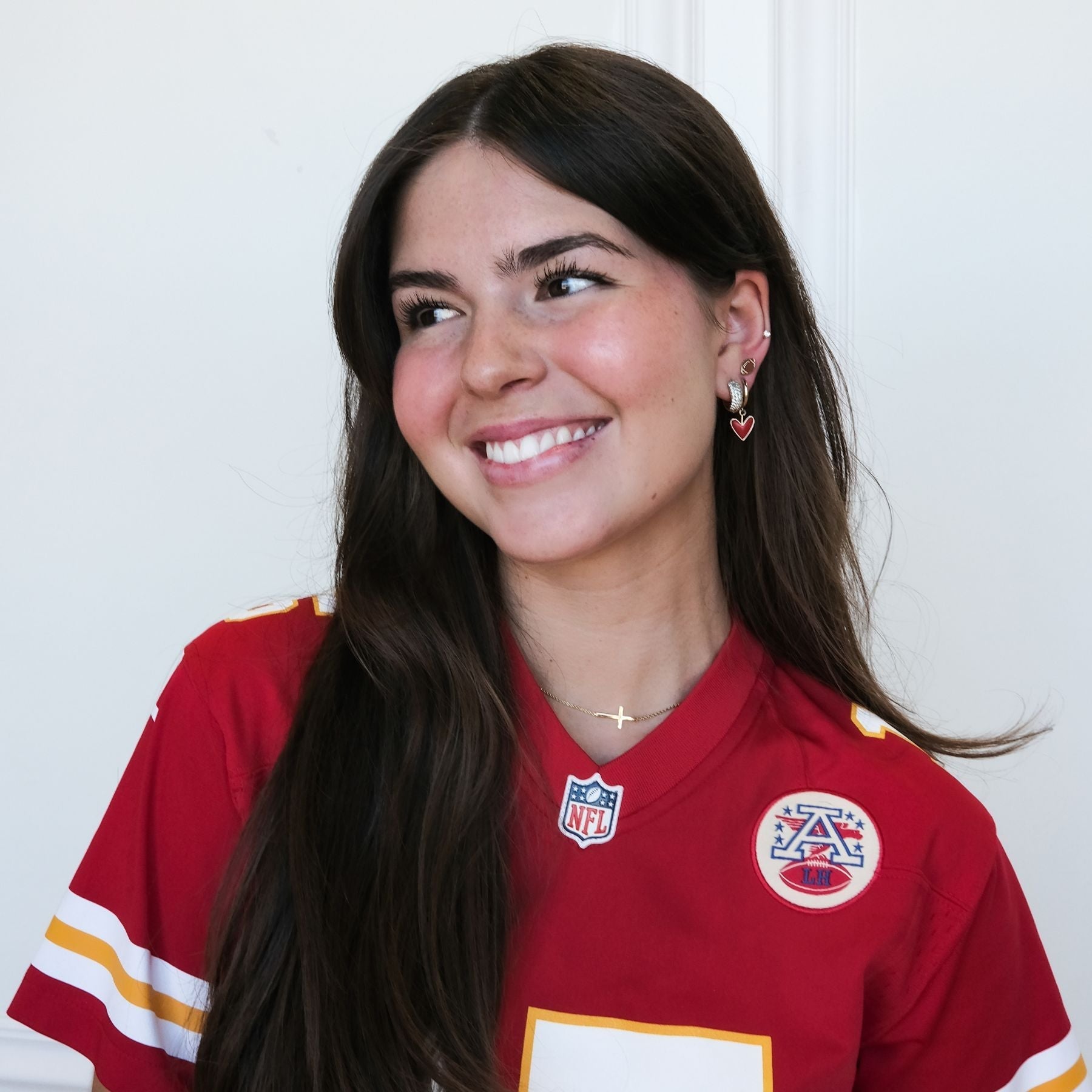 Red Coral Sweetheart Huggies by Nickel & Suede