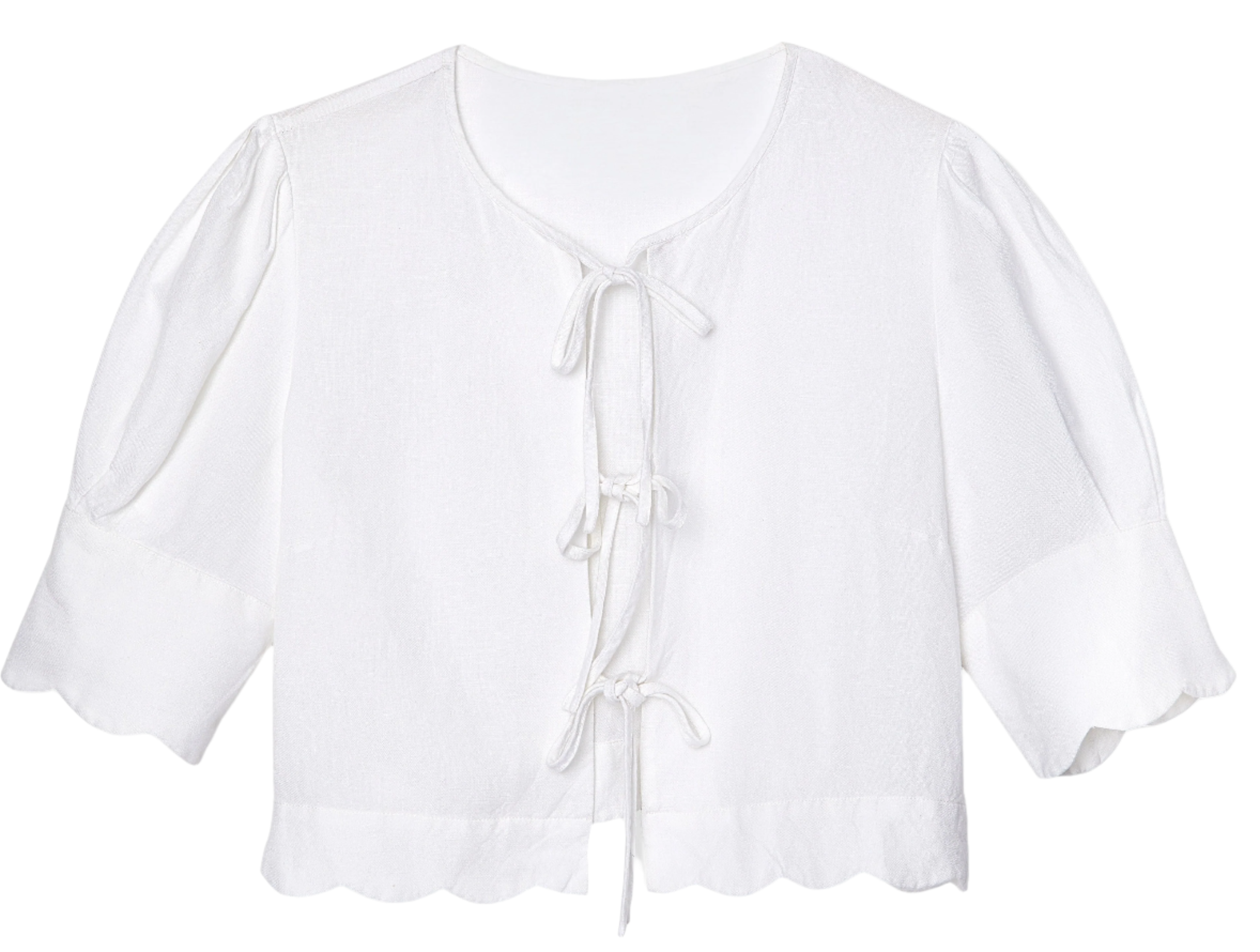 Scalloped Top White by Sister