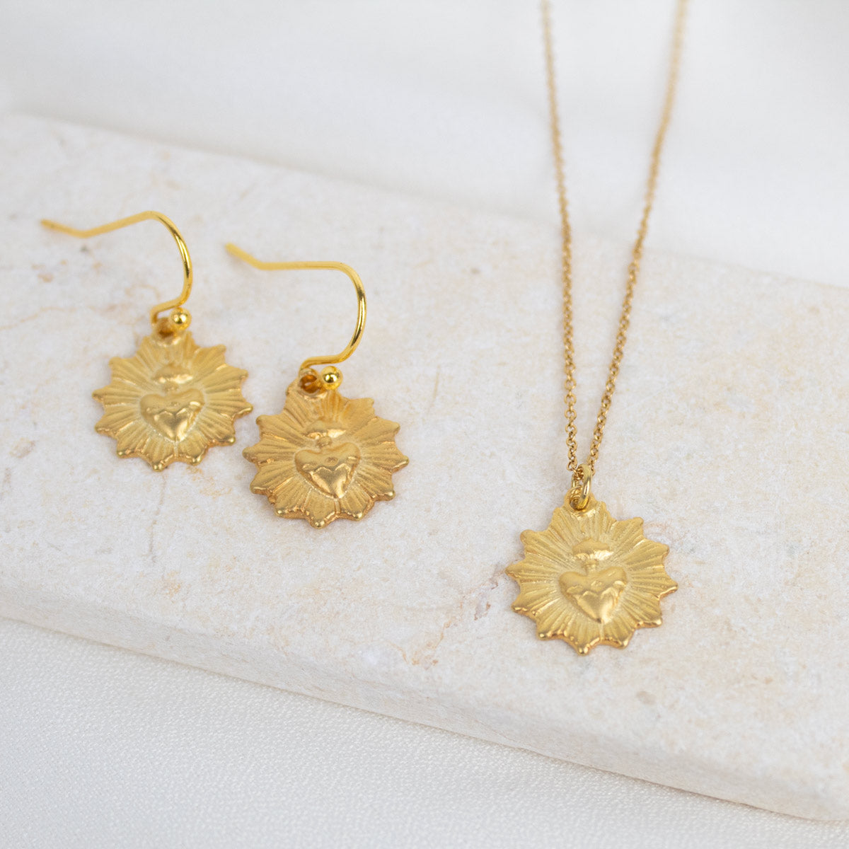 Sacred Heart Earrings by My Saint My Hero