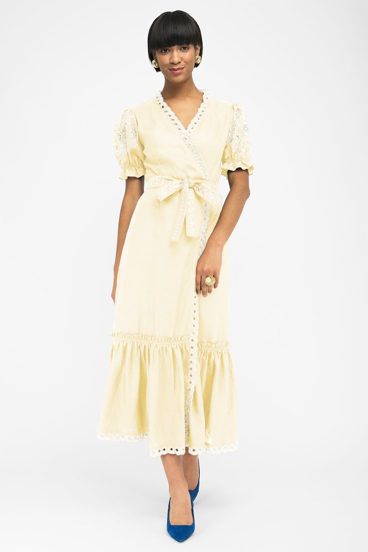 CIDE WRAP DRESS by Fanm Mon