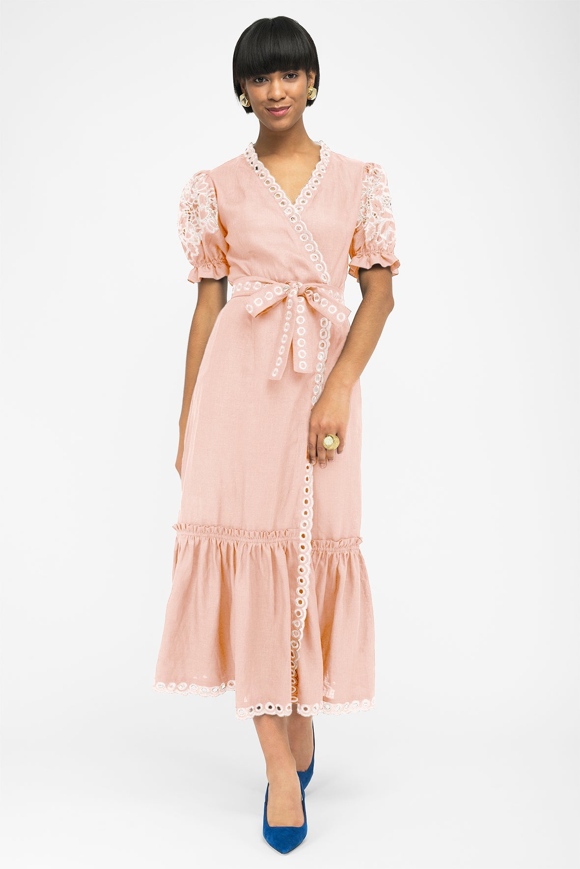 CIDE WRAP DRESS by Fanm Mon