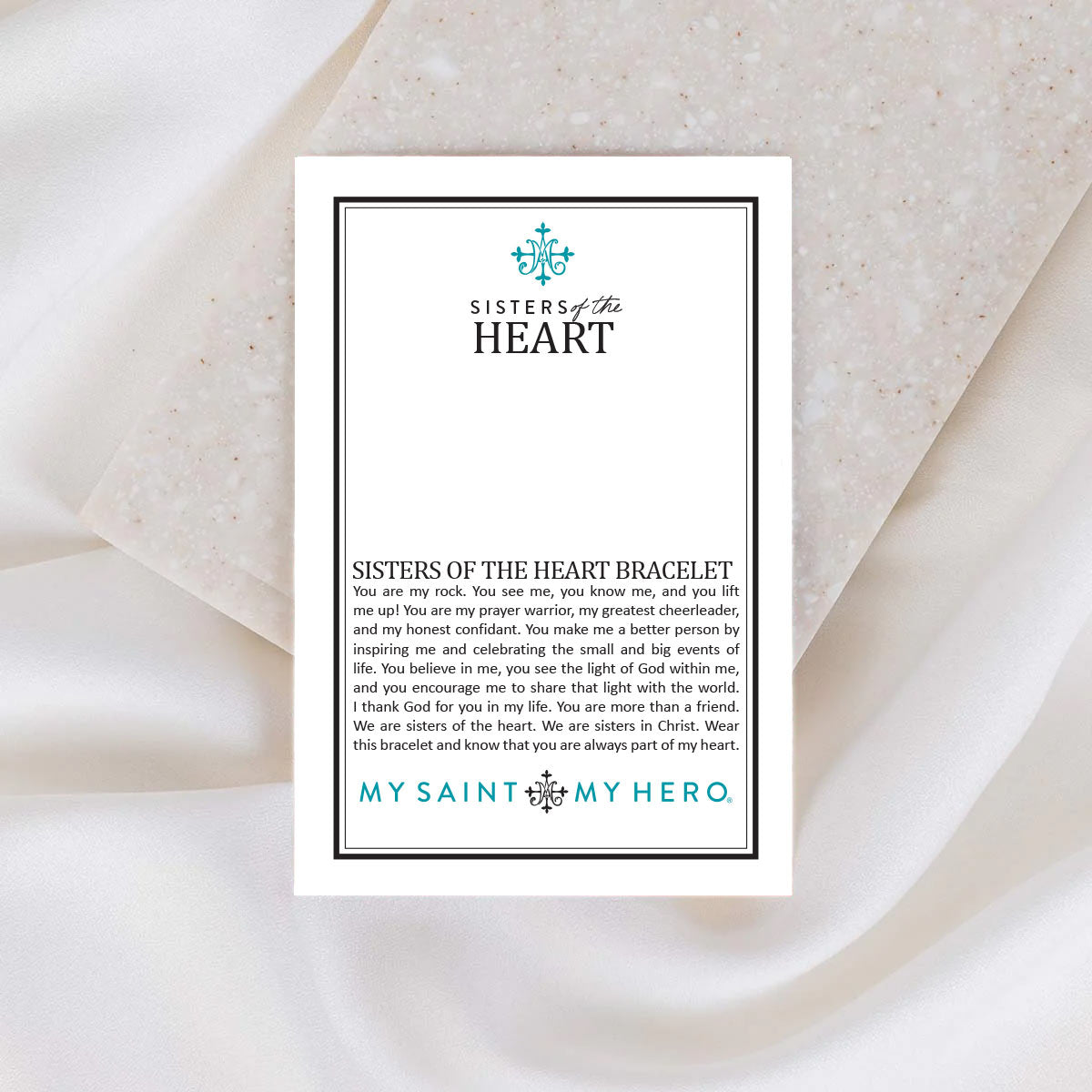 Sisters of the Heart Beaded Bracelet by My Saint My Hero