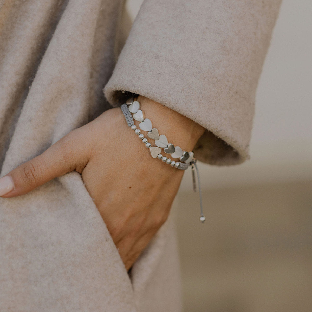 Sisters of the Heart Beaded Bracelet by My Saint My Hero