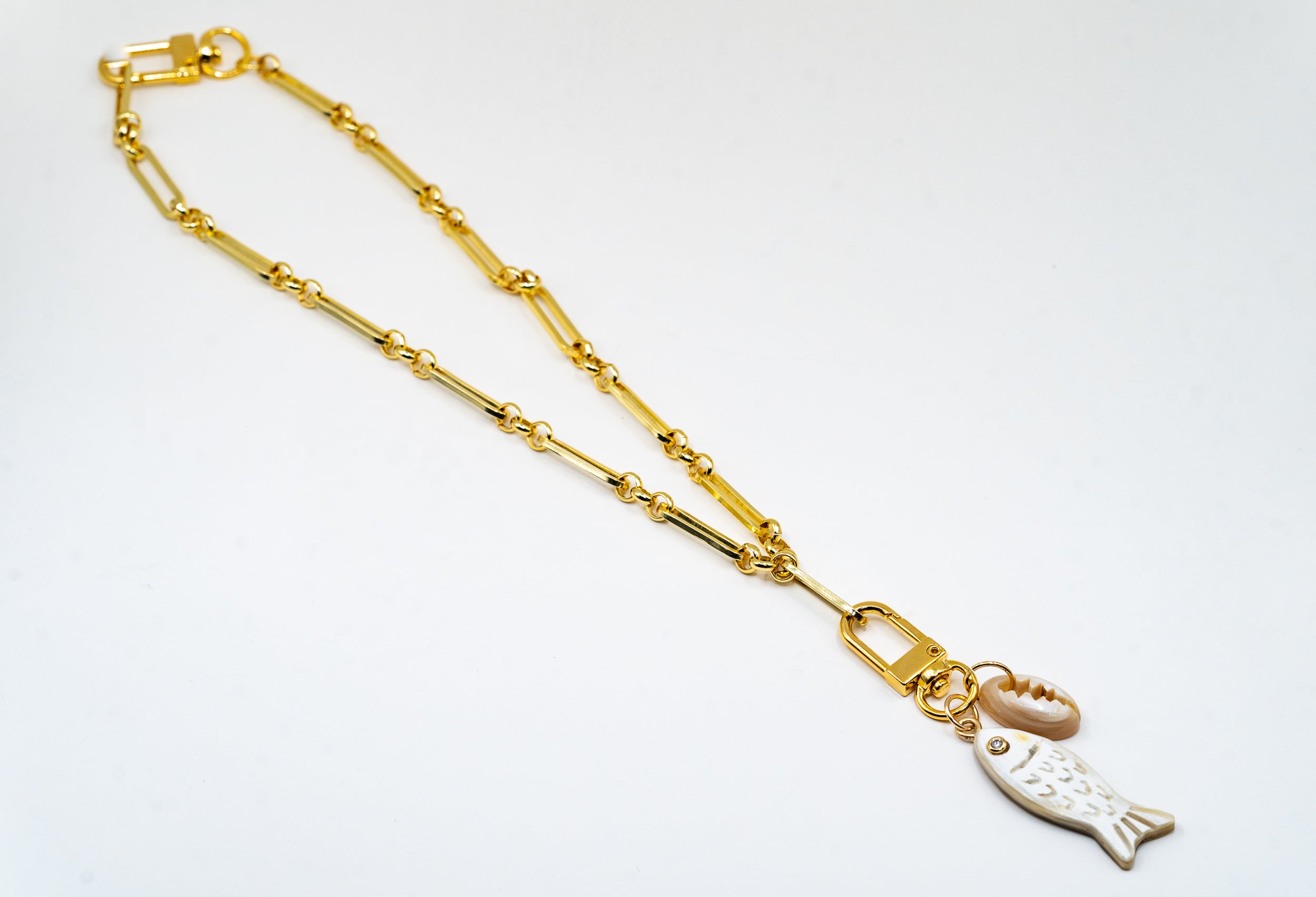 Lilly Sisto Exclusive Petite Fish and Cowrie Charm by Akola