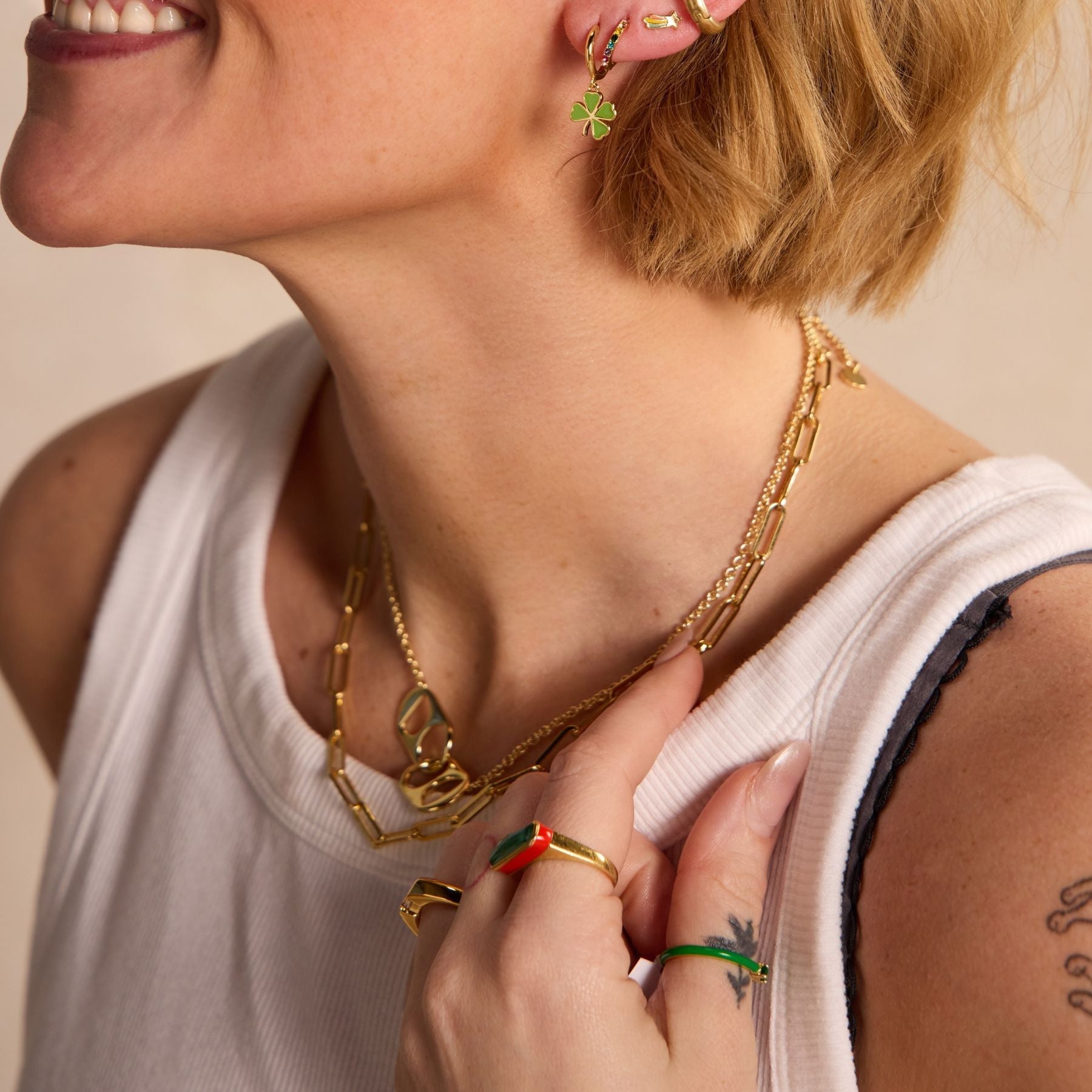 Paper Clip Chain Necklace