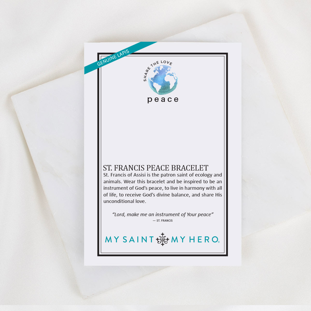 St. Francis Peace Bracelet by My Saint My Hero