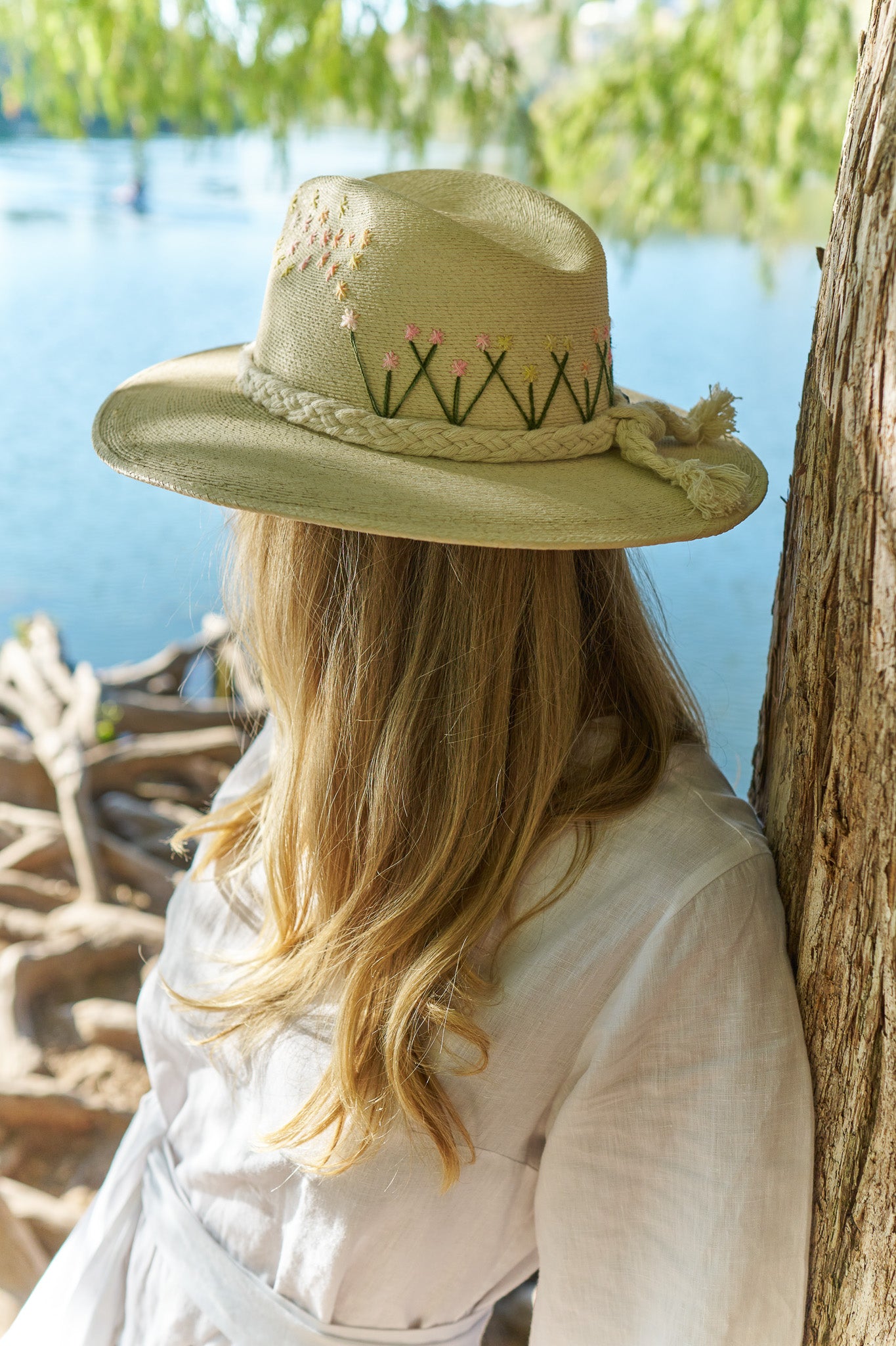 Stella Palm Straw Hat | Exclusive Handmade Hat by Corazon Playero