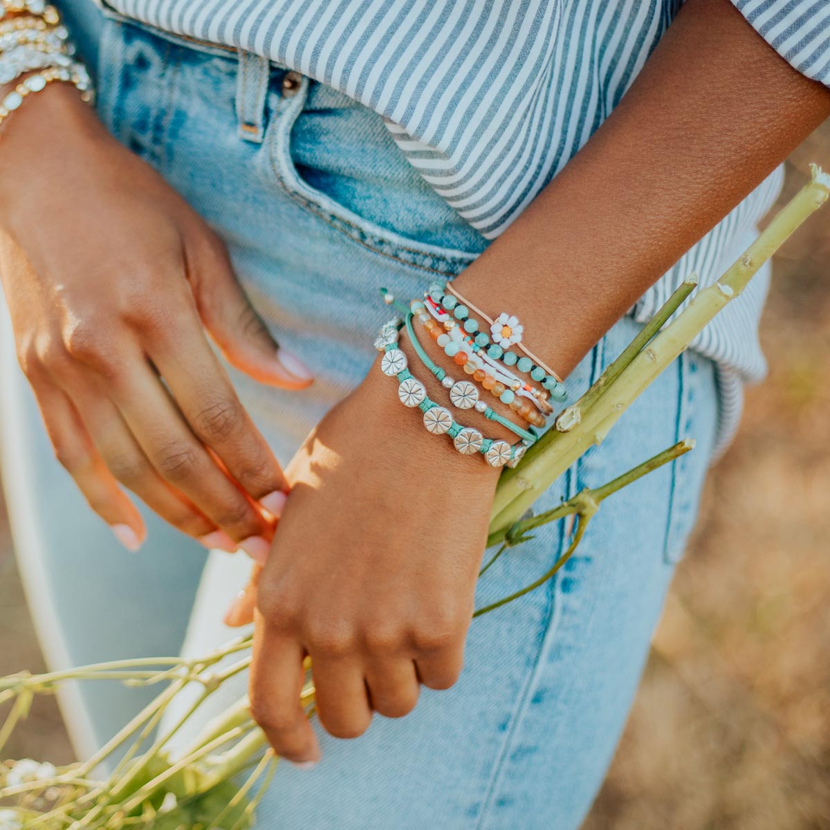 Hope Sunflower Bracelet - Giving Back To ALS Awareness by My Saint My Hero