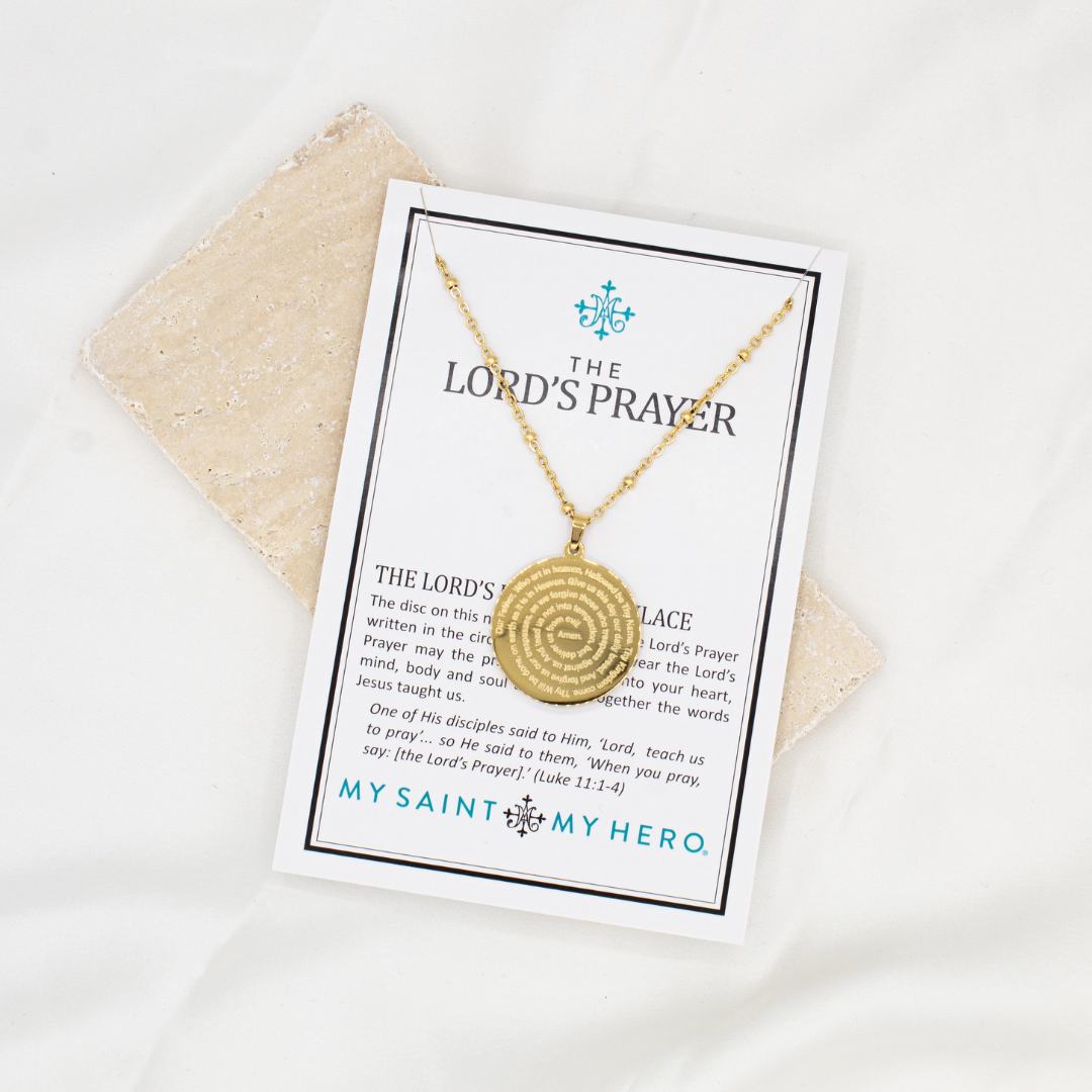 The Lord's Prayer Necklace by My Saint My Hero