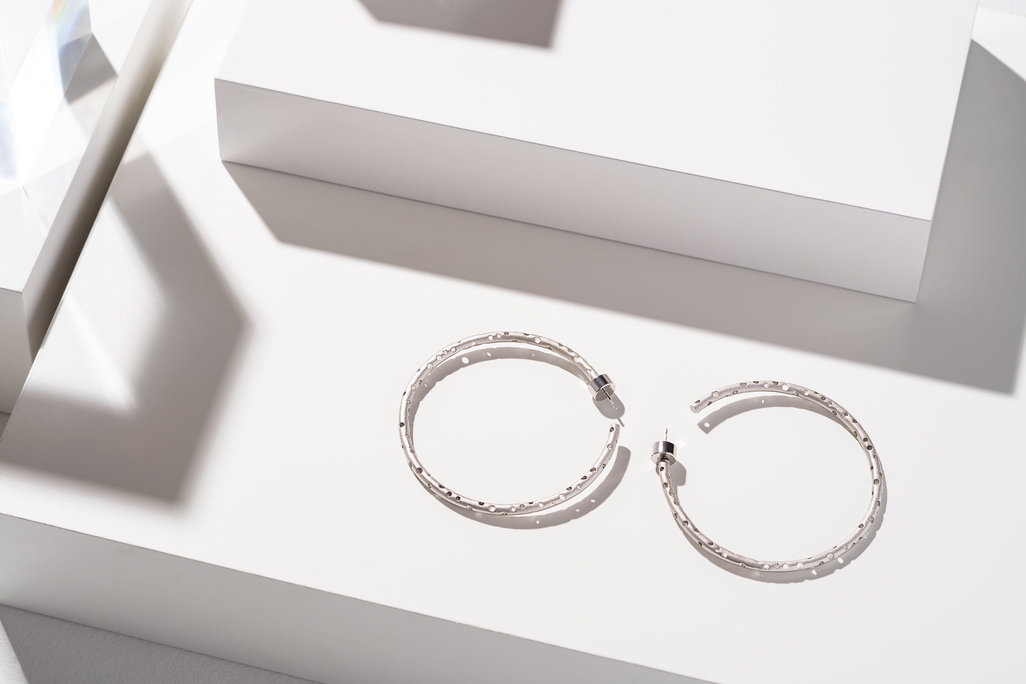 Herice Earrings-White Gold by Herice Henderson