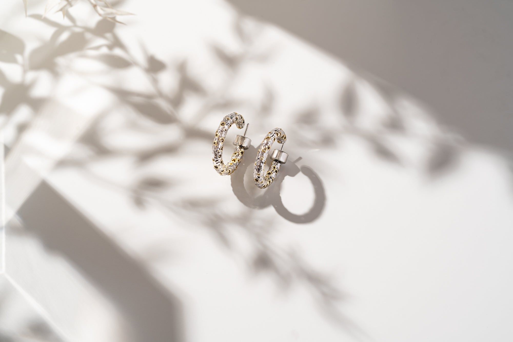Grace Earrings-White Gold by Herice Henderson