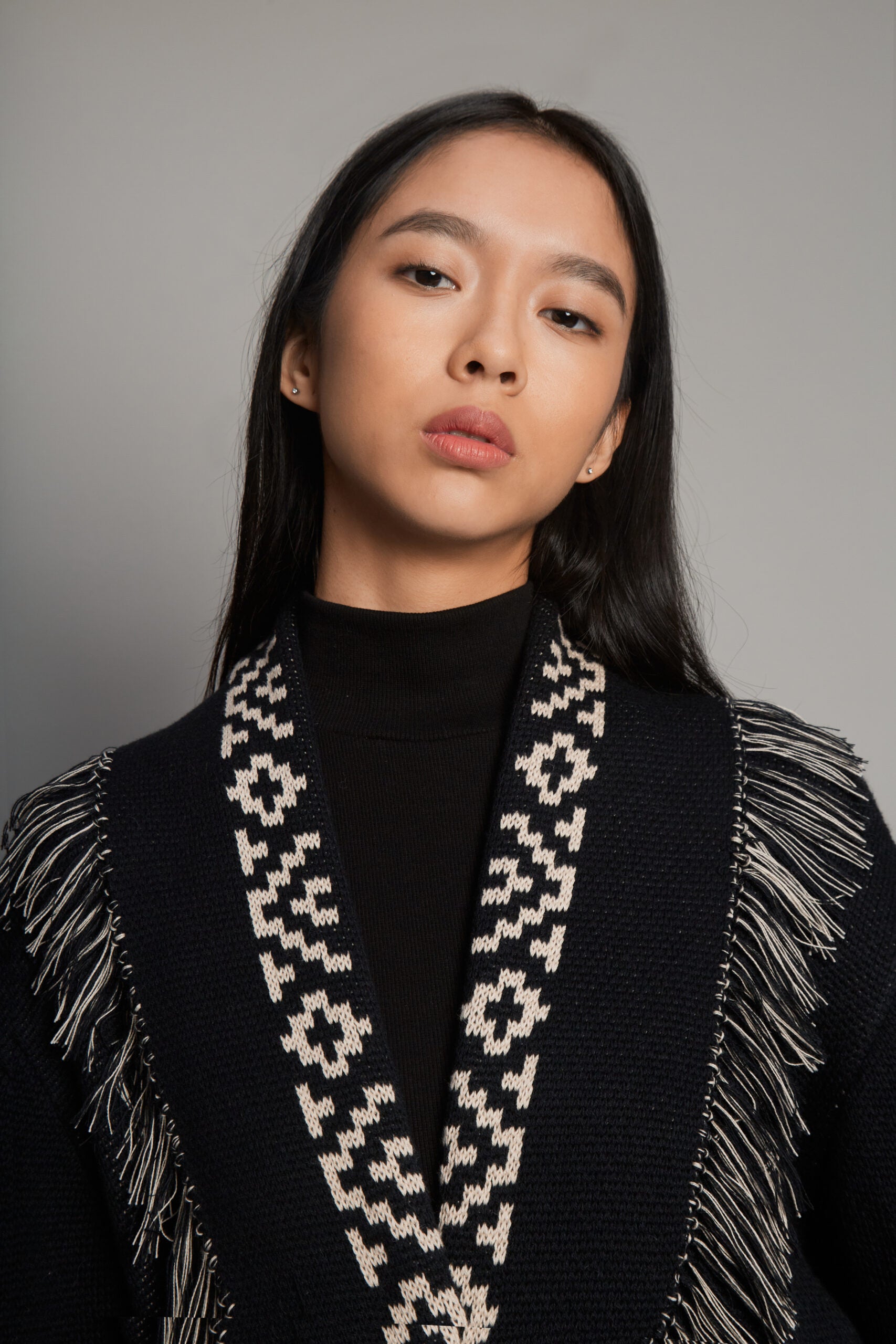 Andén Black Belt Cardigan by MUNA