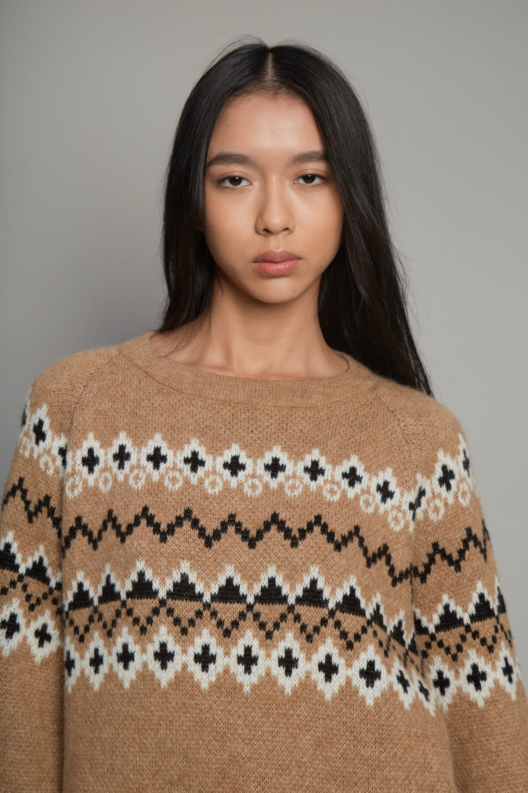 Ayllu Beige Sweater by MUNA