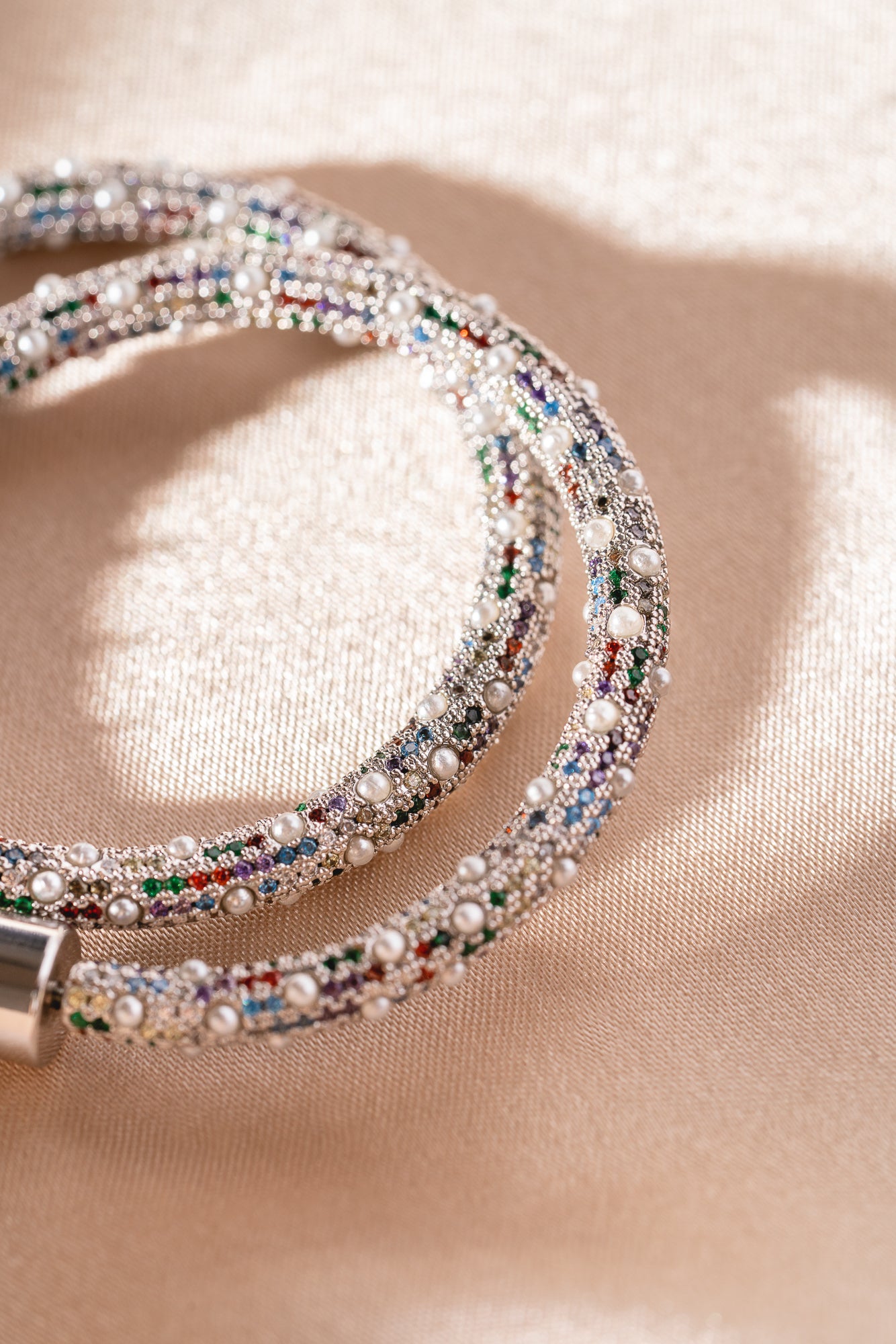 Stevie Hoop-White Gold by Herice Henderson
