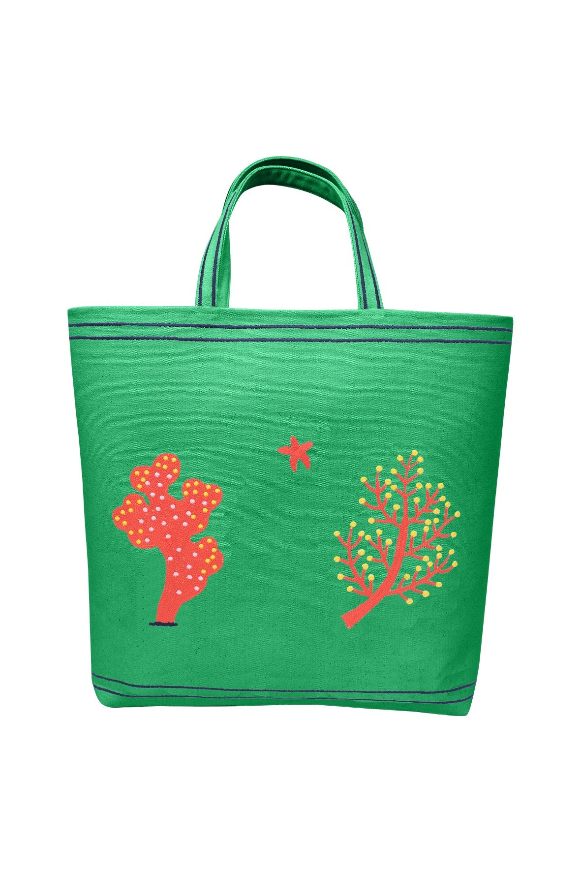 CORAL TOTE BAG by Fanm Mon
