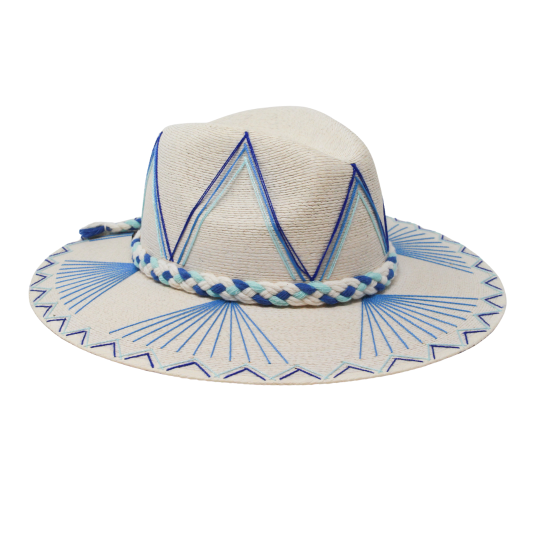 Exclusive Blue Isabelle Hat by Corazon Playero