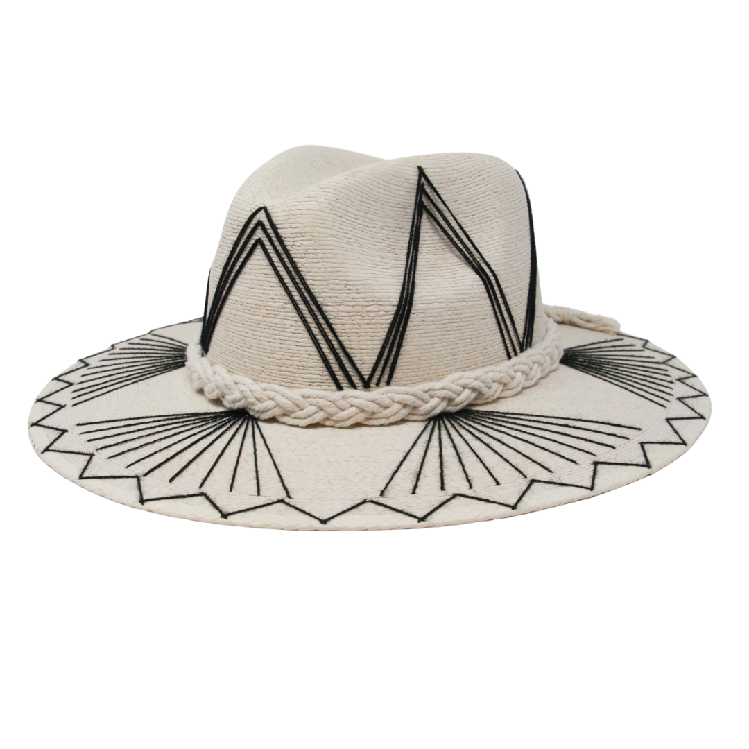 Exclusive Black Isabelle Hat by Corazon Playero