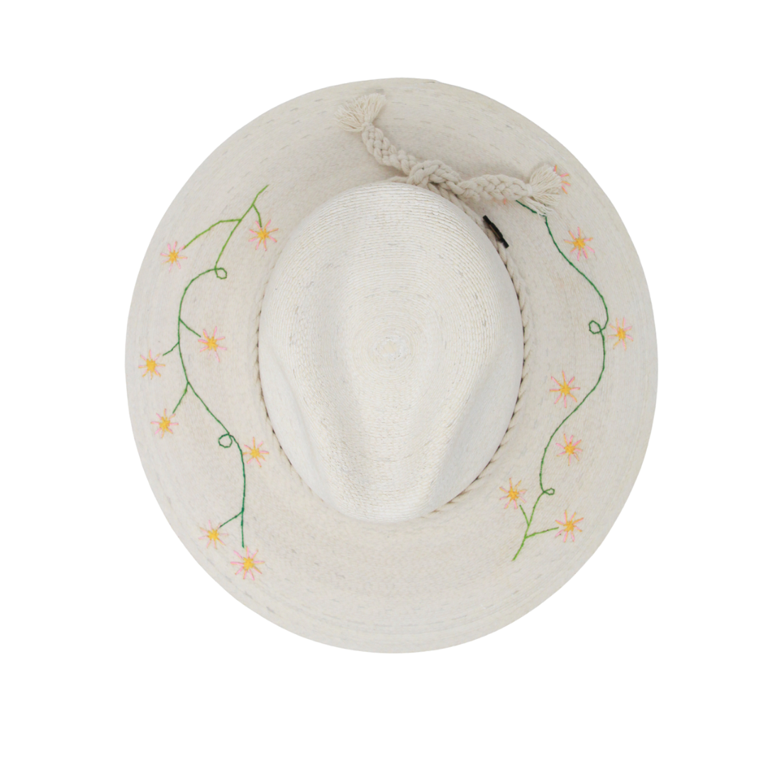 Floral Vine Hat by Corazon Playero