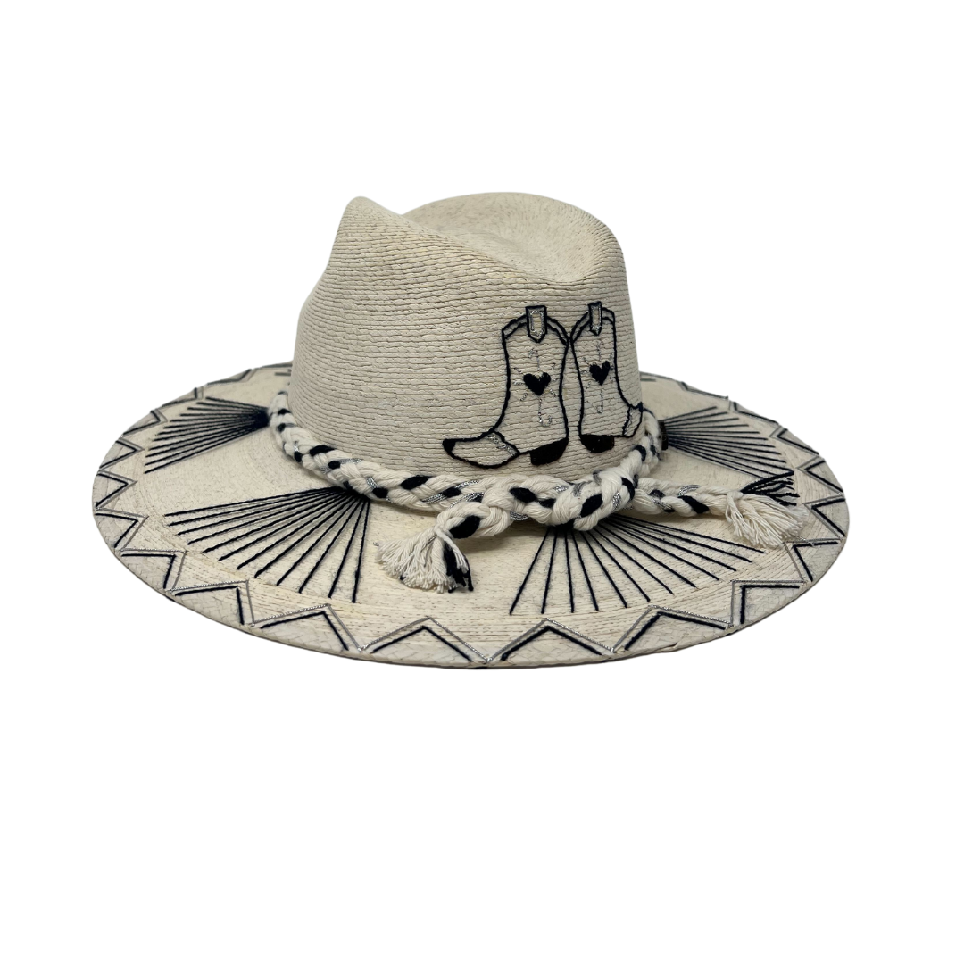 Exclusive Navy Boots Hat by Corazon Playero