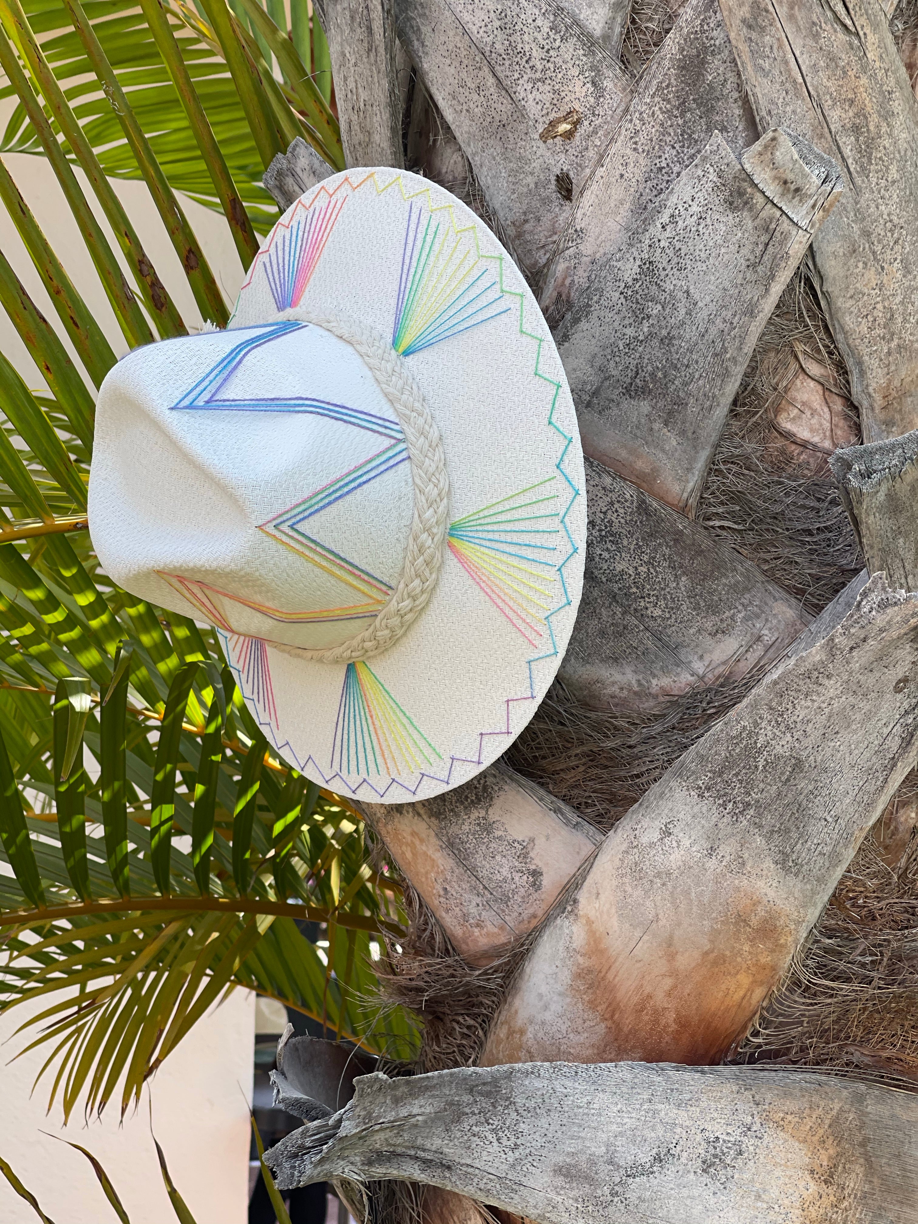 Exclusive Rainbow Hat by Corazon Playero - Preorder