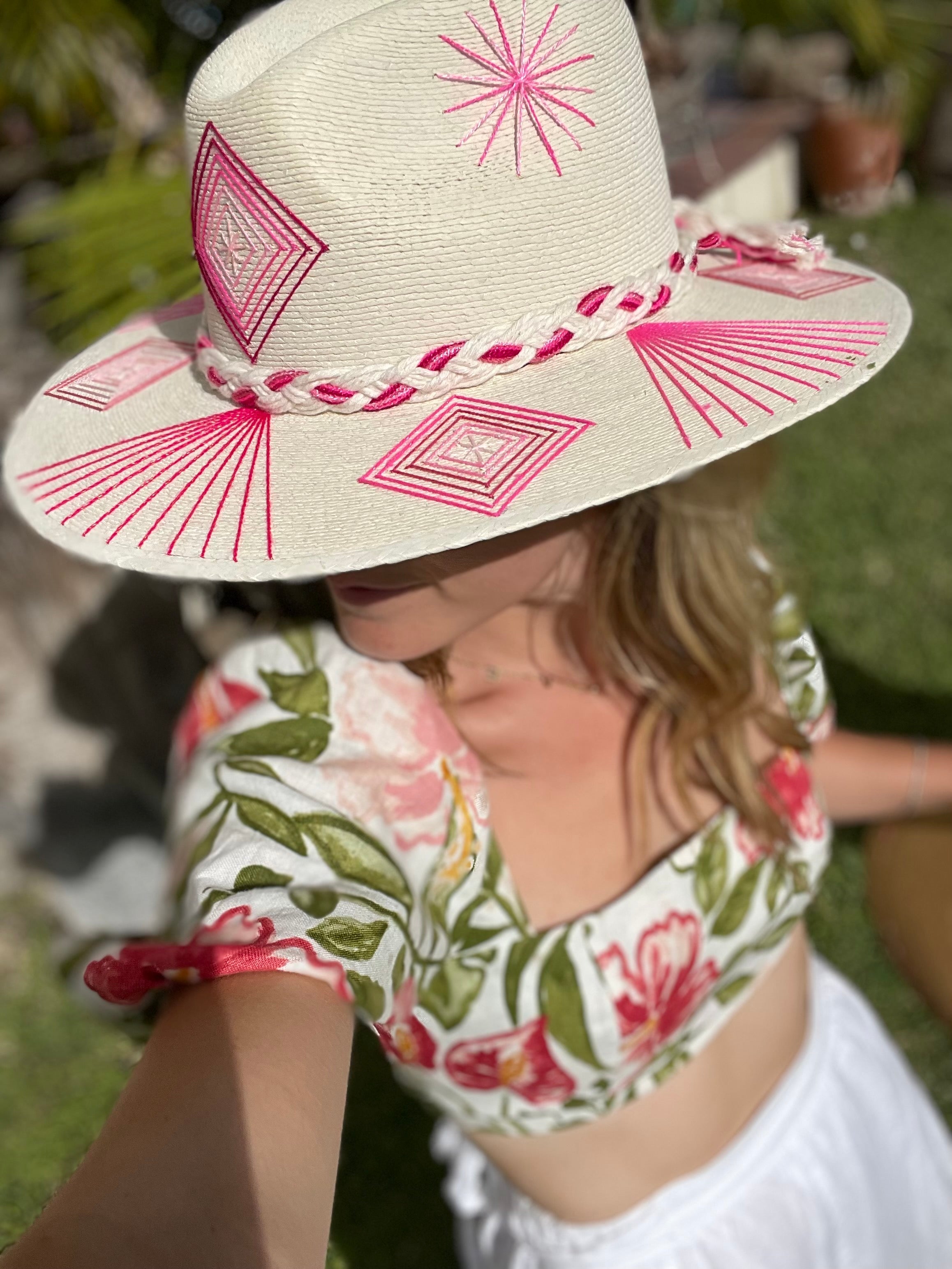 Pink Marfa Hat by Corazon Playero