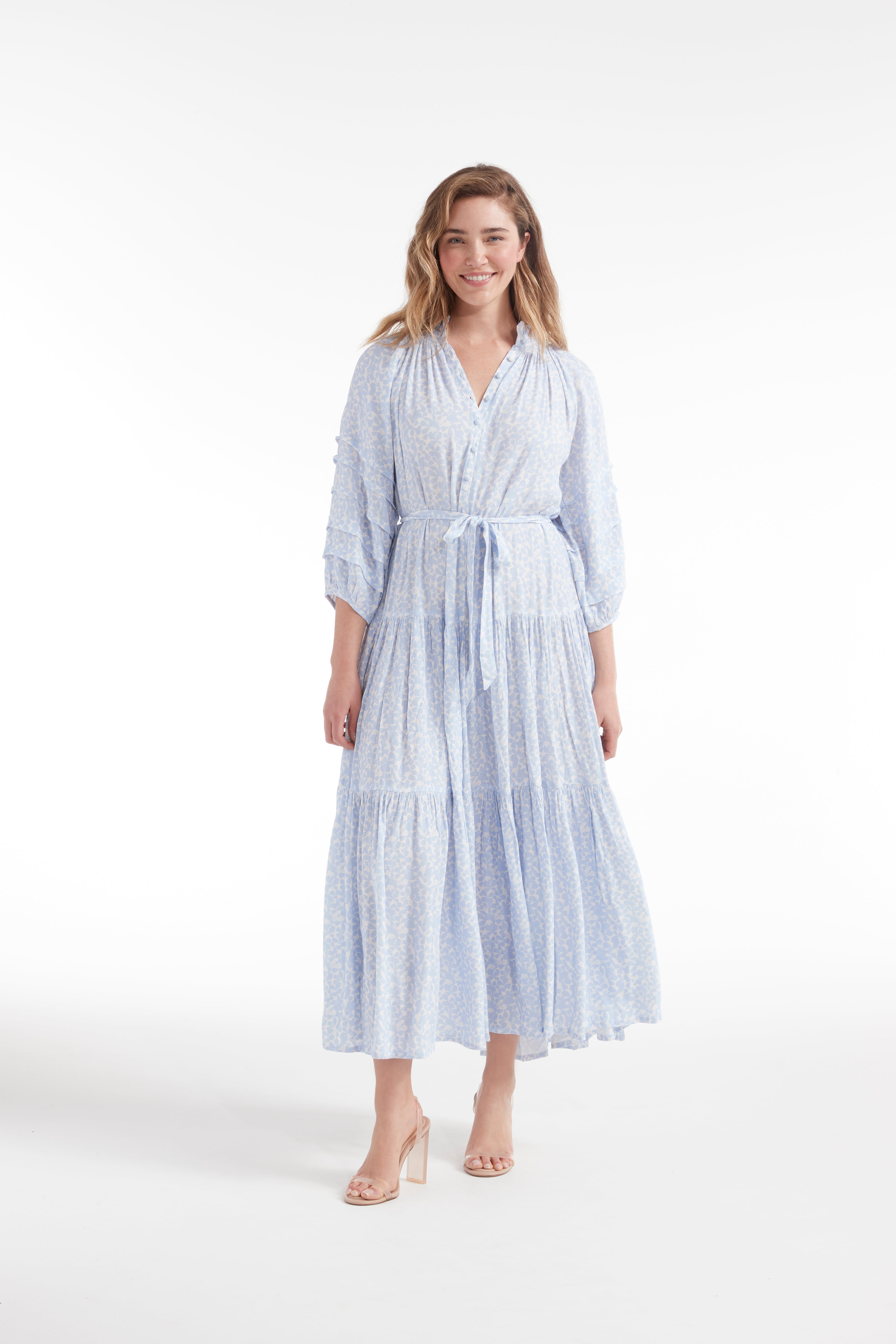 Zoey Jo Tiered Maxi Dress by Hermoza