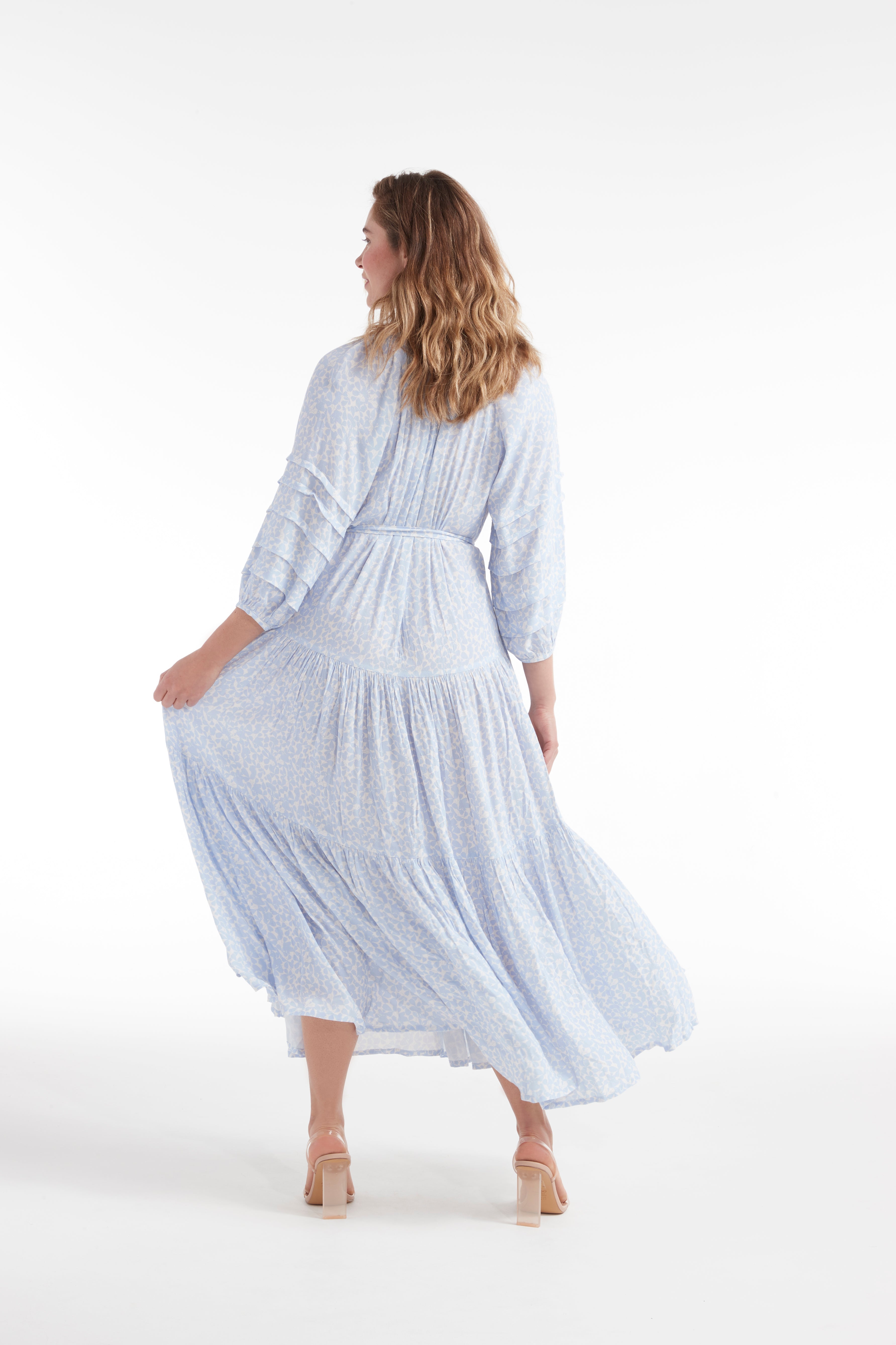 Zoey Jo Tiered Maxi Dress by Hermoza