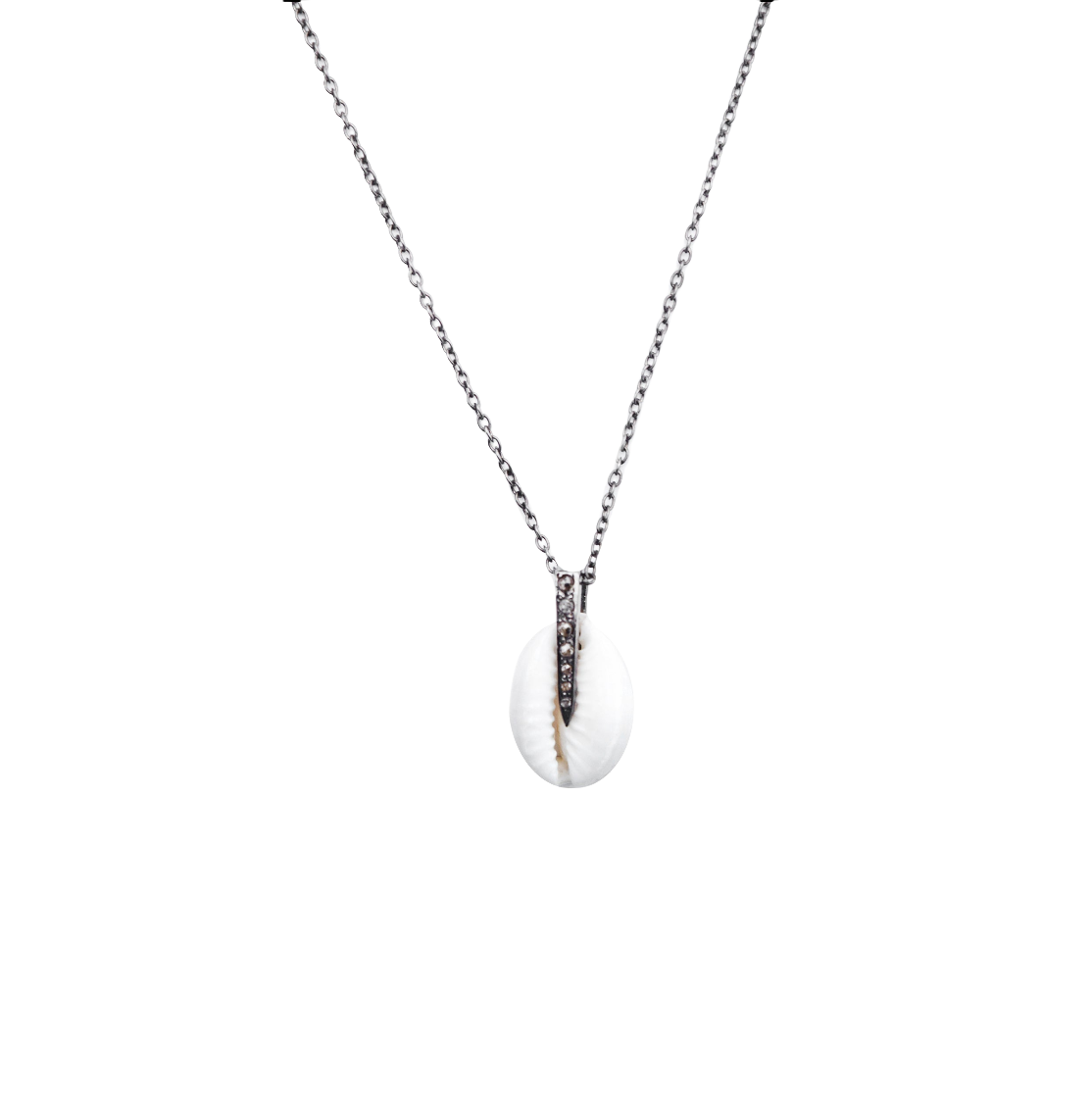 Cowrie Shell Charm Necklace by S. Carter Designs