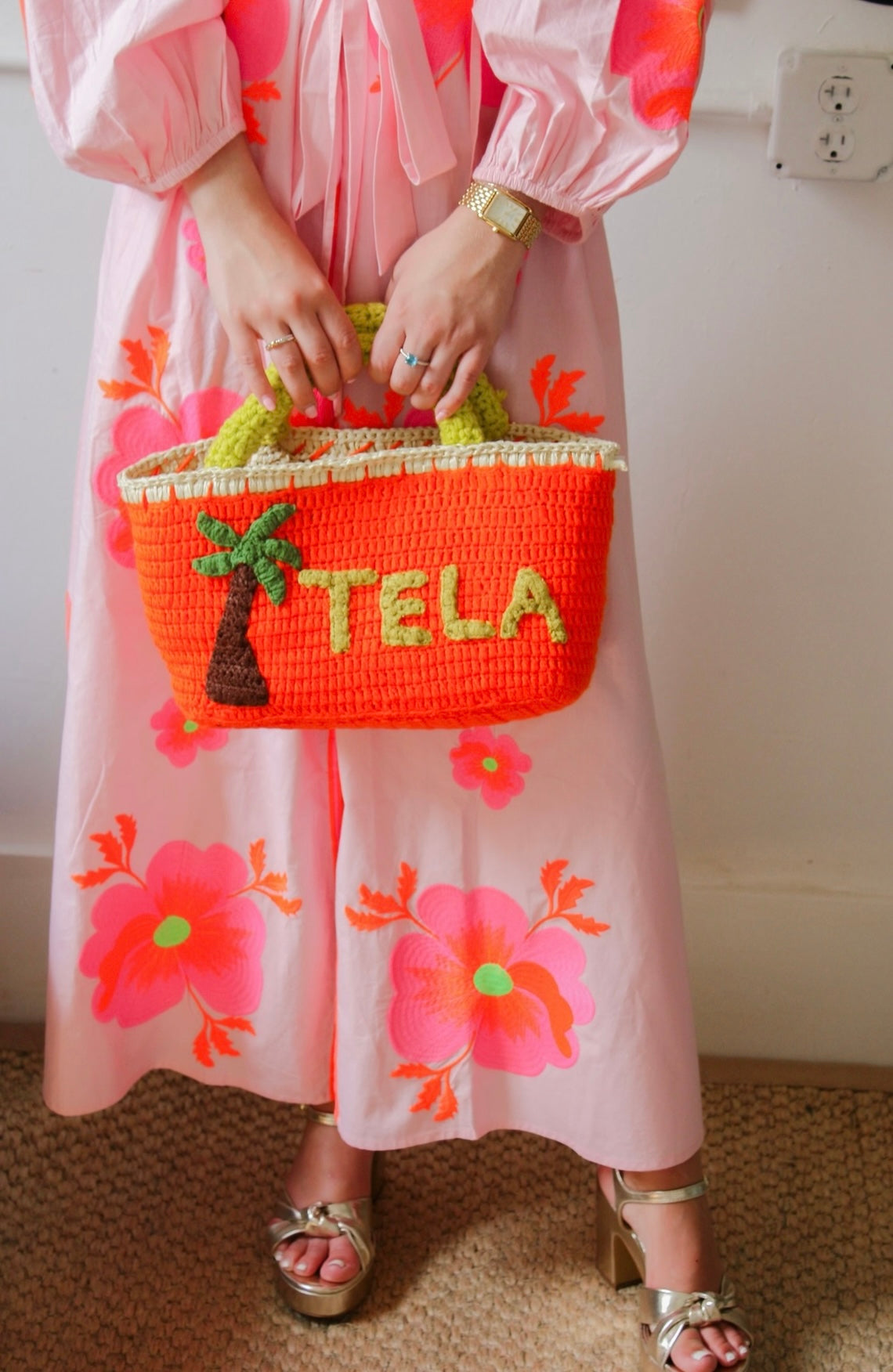 Florida Florals-Pink by Tela Mercantile