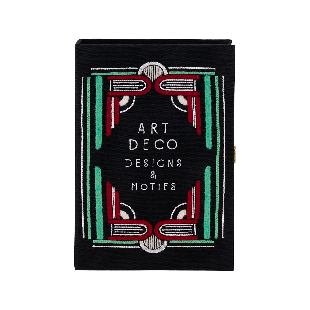 Art Deco Book Clutch by Olympia Le Tan