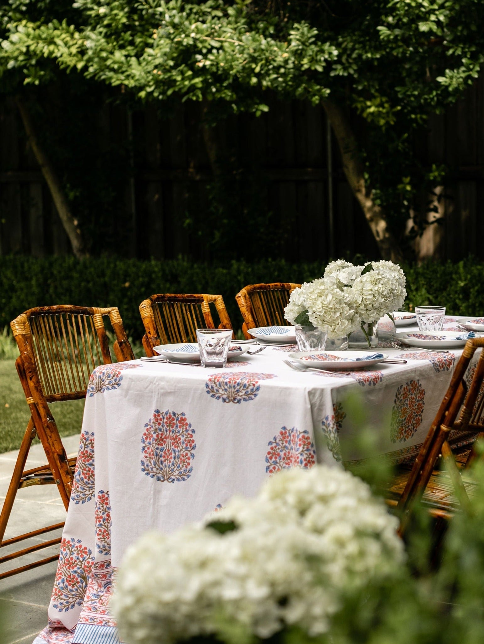 Oscar Floral Tablecloth by Holly Harris Designs