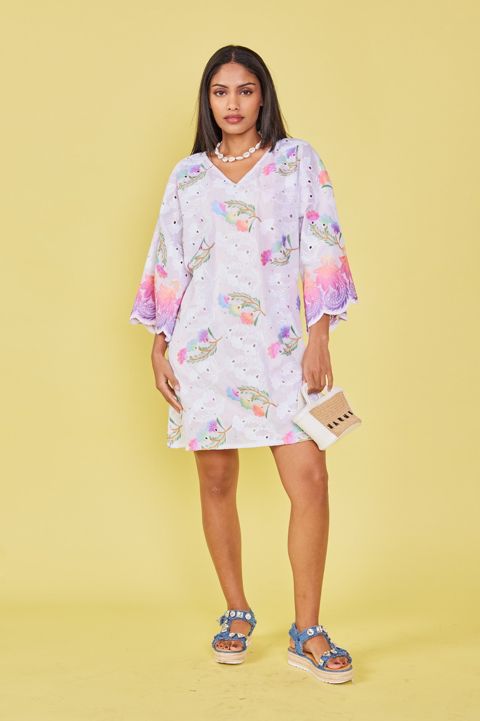 Shaved Ice Kaftan by Tela Mercantile