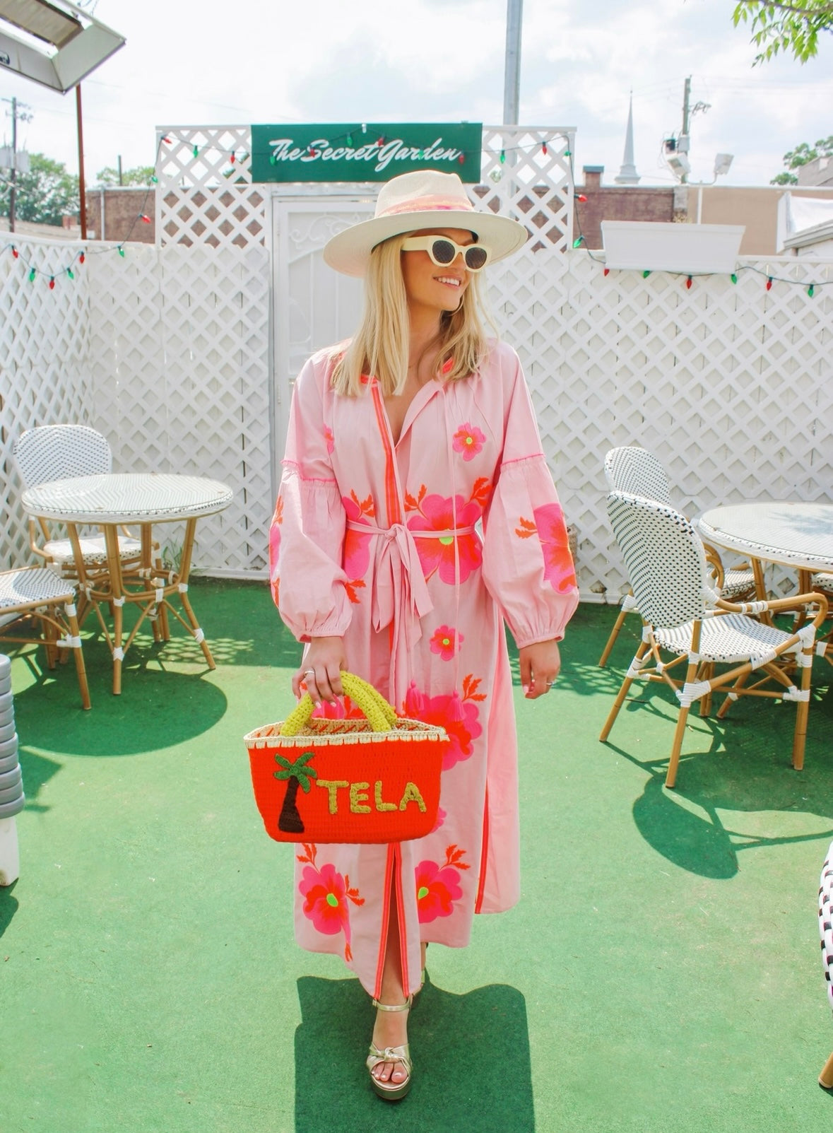 Florida Florals-Pink by Tela Mercantile