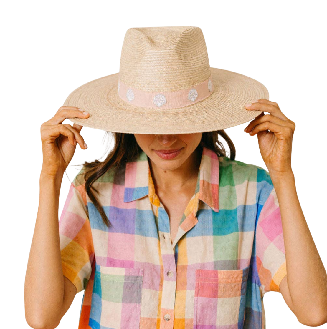 Shell Haven Palm Hat by Sunshine Tienda
