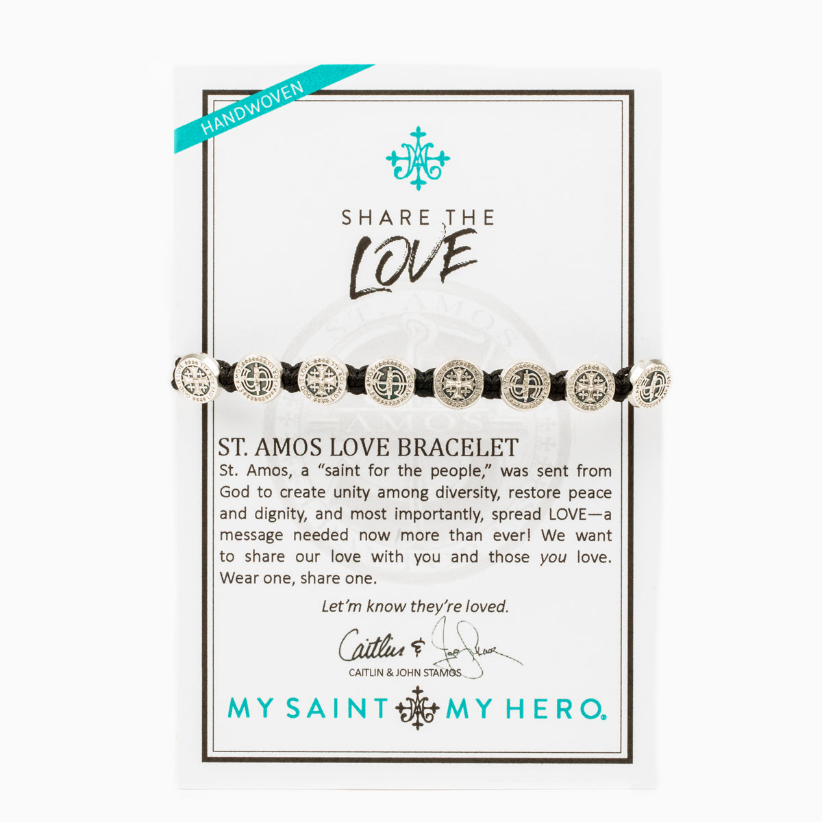 Share the Love - St. Amos Love Bracelet by My Saint My Hero