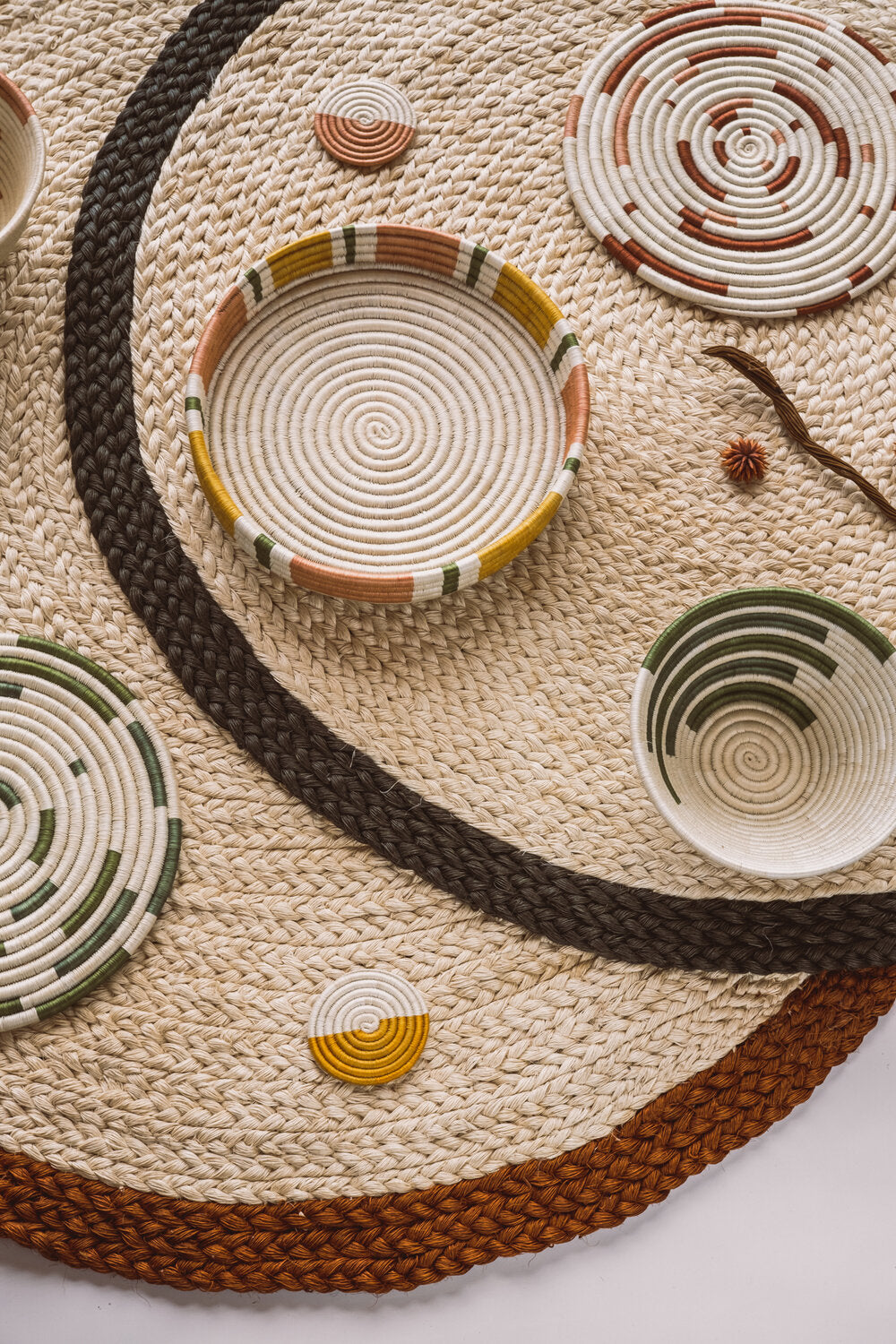 Bogotá Large Round Rug by Zuahaza