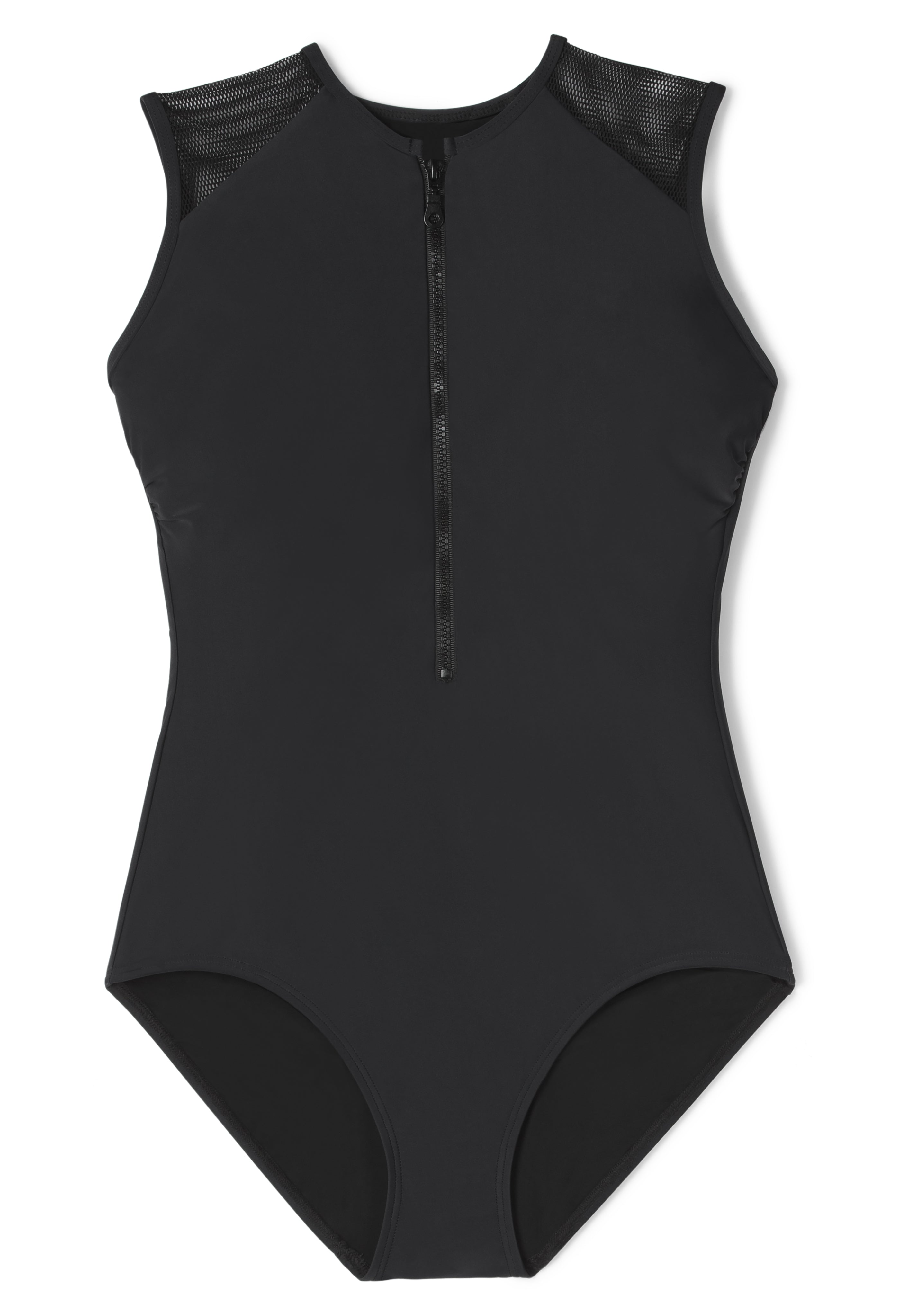 Women's Halter Swimsuit - Marilyn Black One Piece – Hermoza