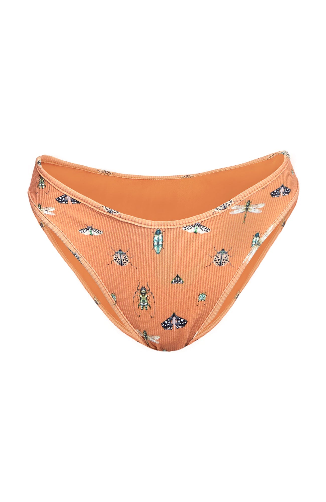 Loreto High Leg Bikini Bottom in Bugs Print by Sanlier