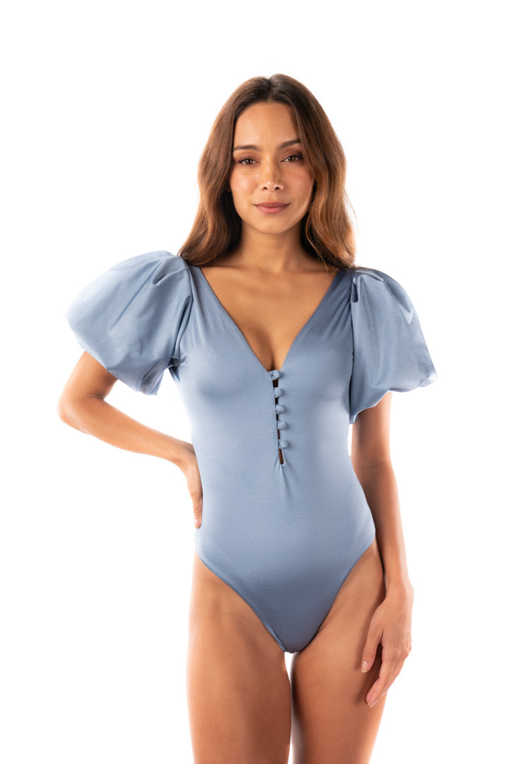 Dahlia One Piece in Blue by Sanlier