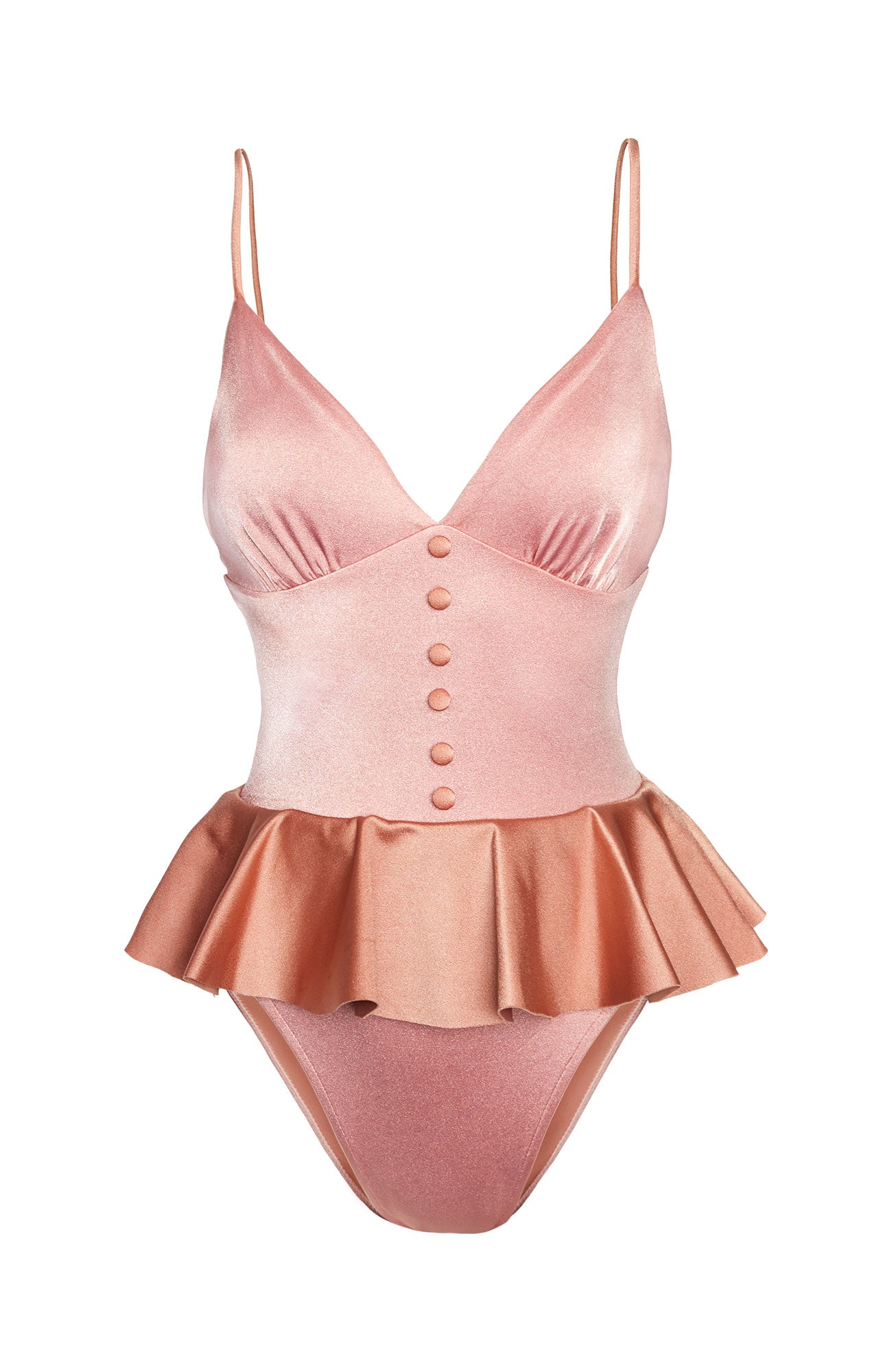 Leonora One Piece in Rose by Sanlier