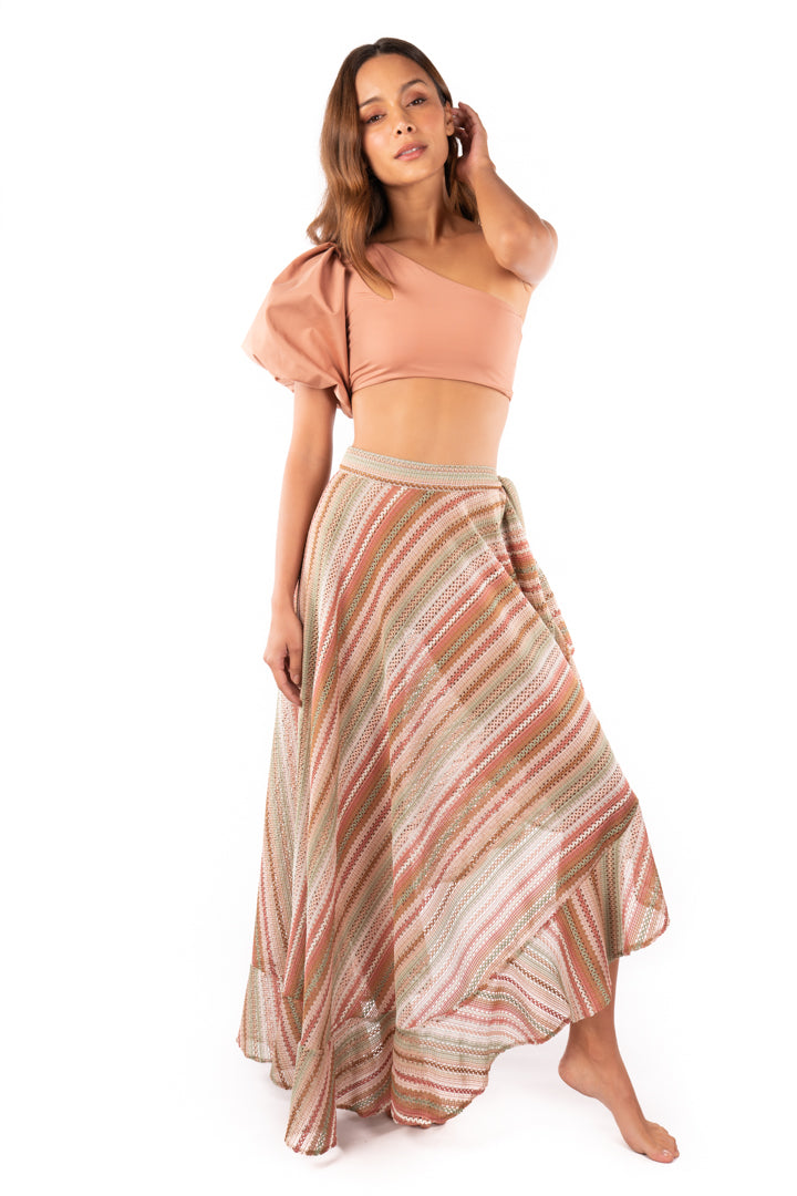 Eugenia Skirt in Spring Multicolor by Sanlier
