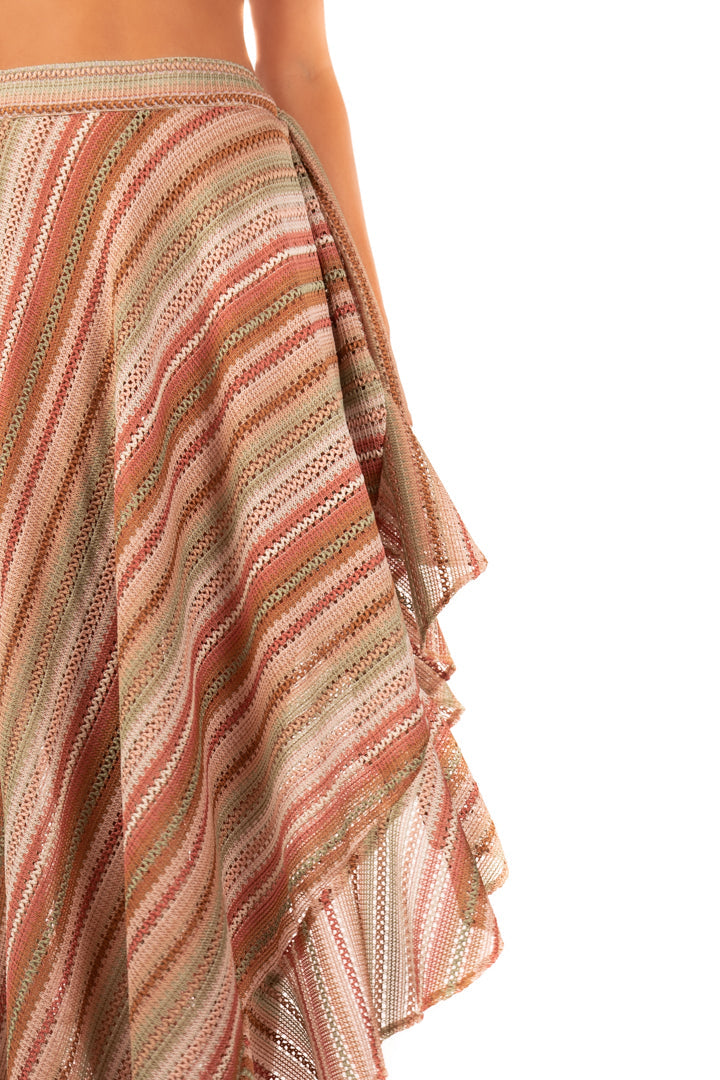 Eugenia Skirt in Spring Multicolor by Sanlier