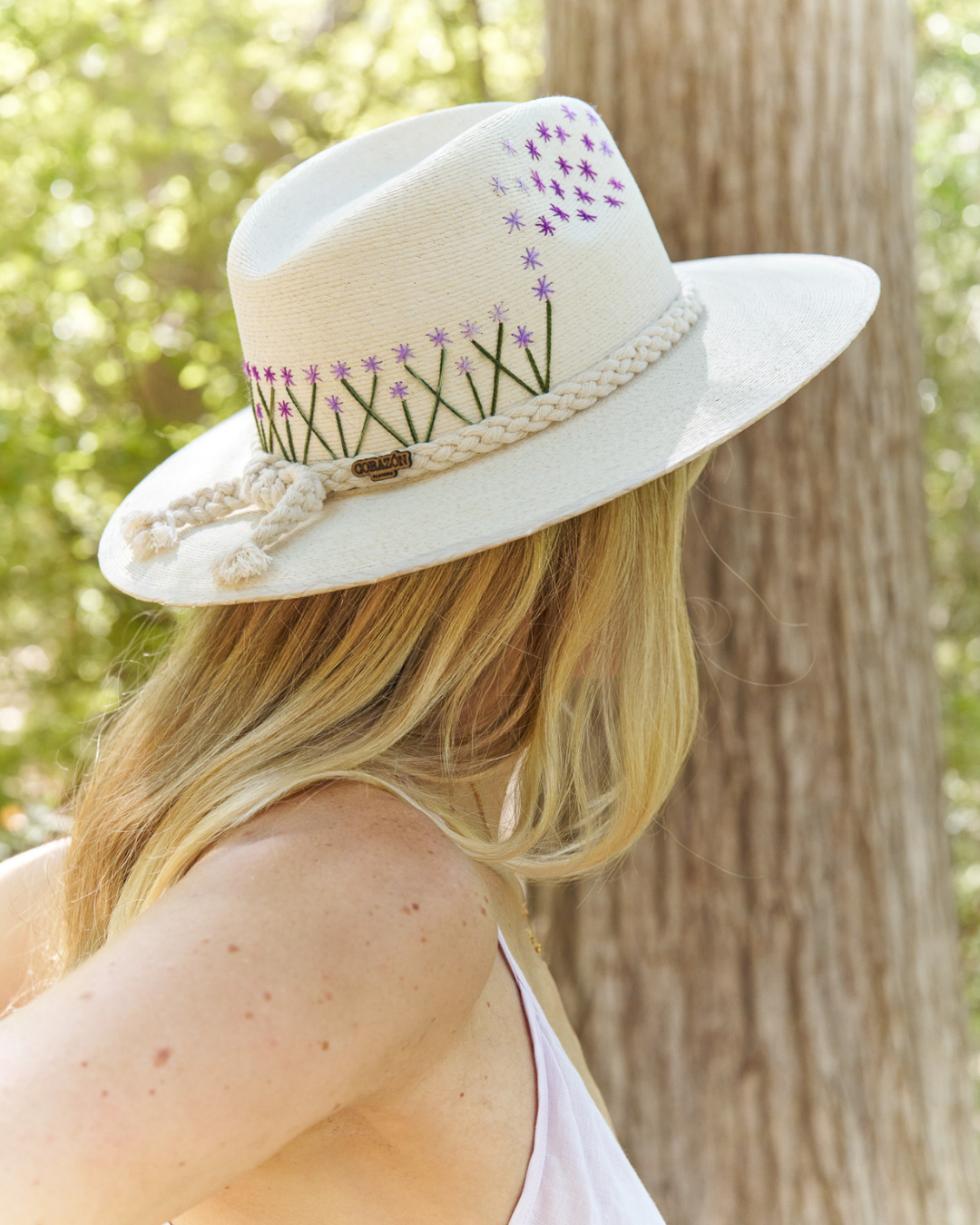 Exclusive Purple Stella Hat by Corazon Playero - Preorder
