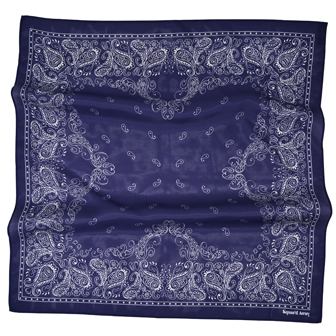 The Badlands- Navy Scarf by Squar'd Away
