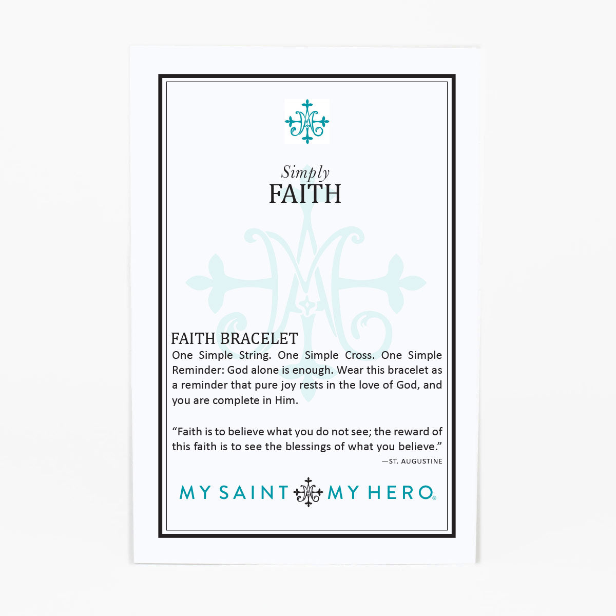 Simply Faith Bracelet by My Saint My Hero