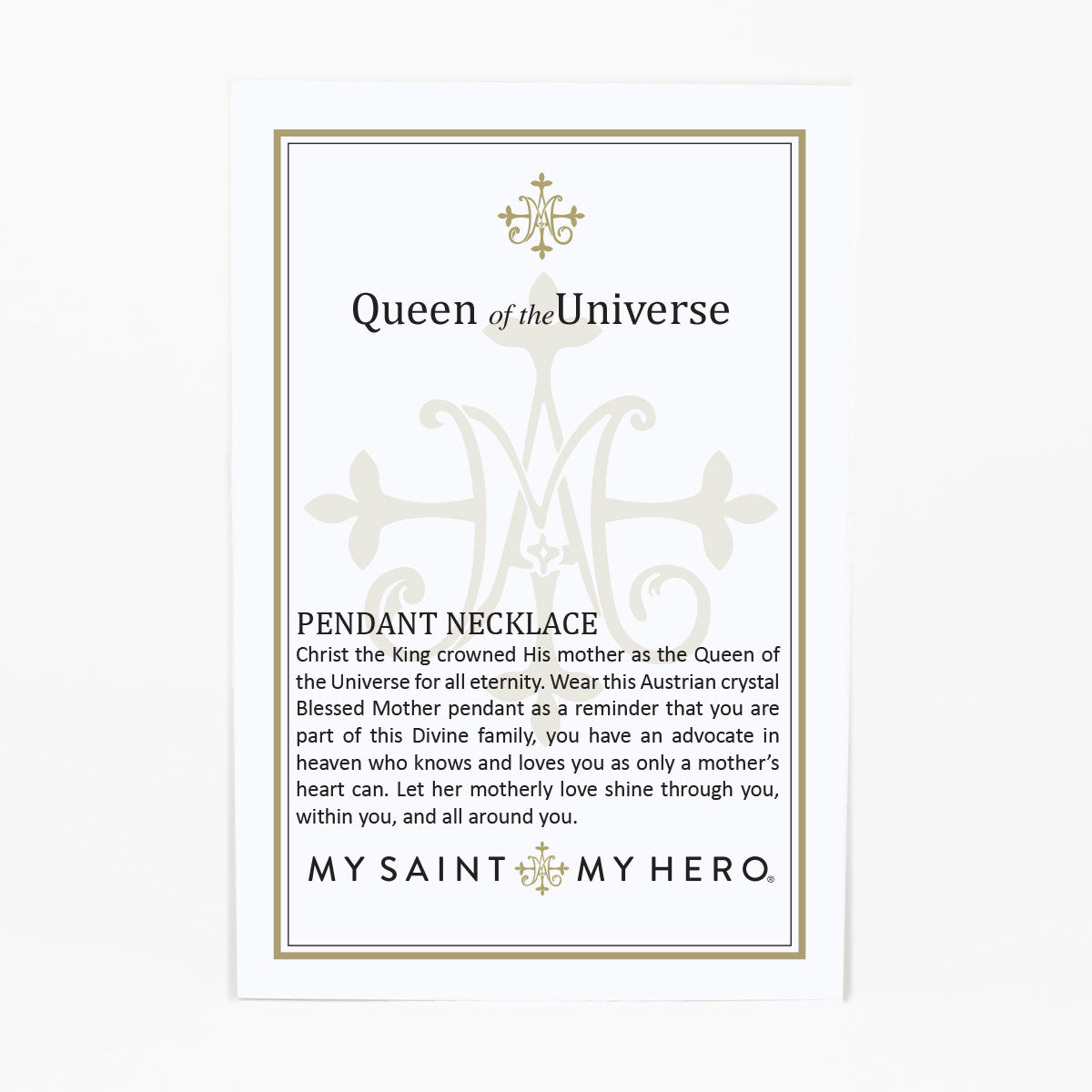 Queen of the Universe Necklace by My Saint My Hero