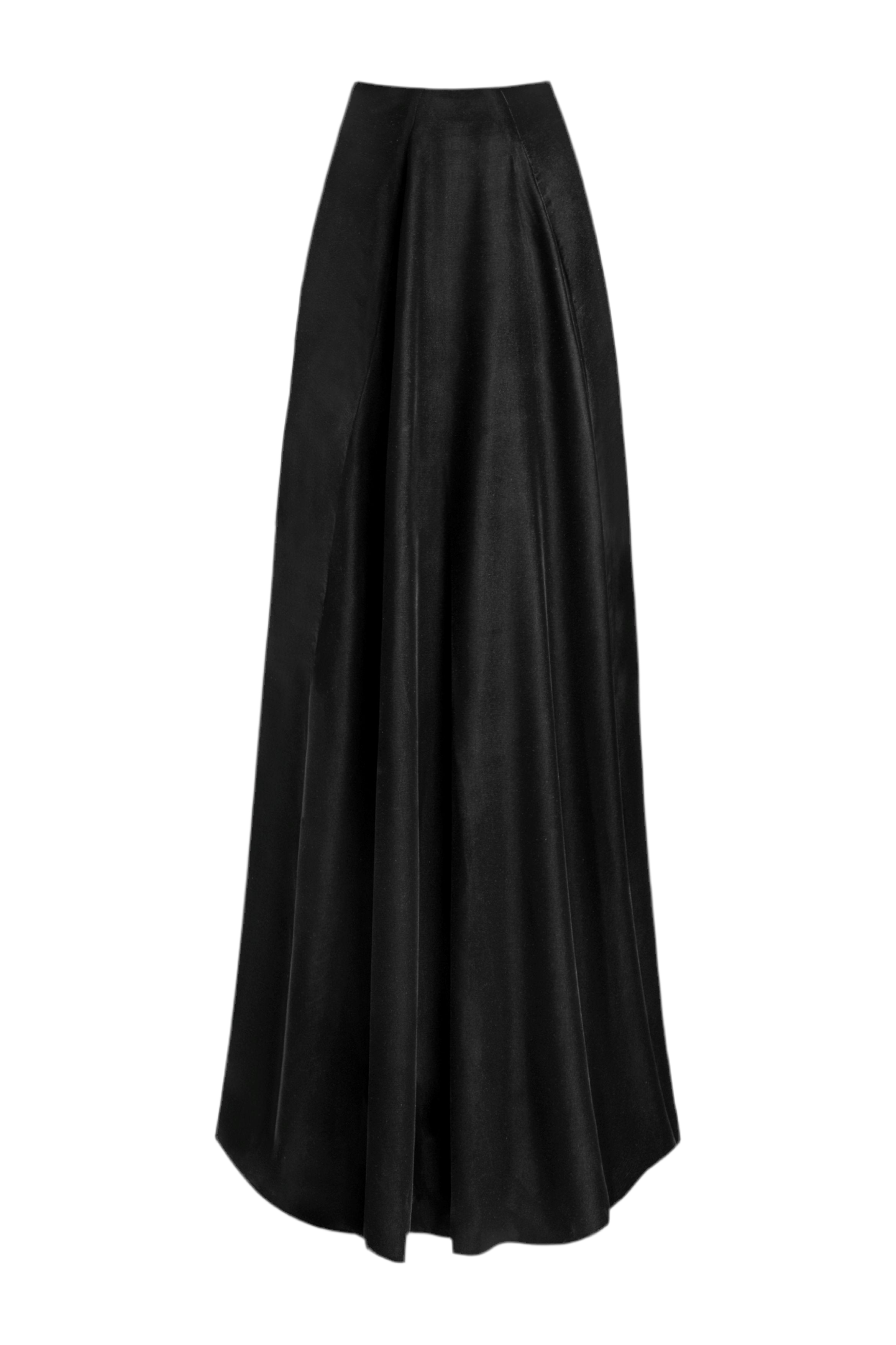 Persica Maxi Velvet Skirt - Black by RosewaterHouse