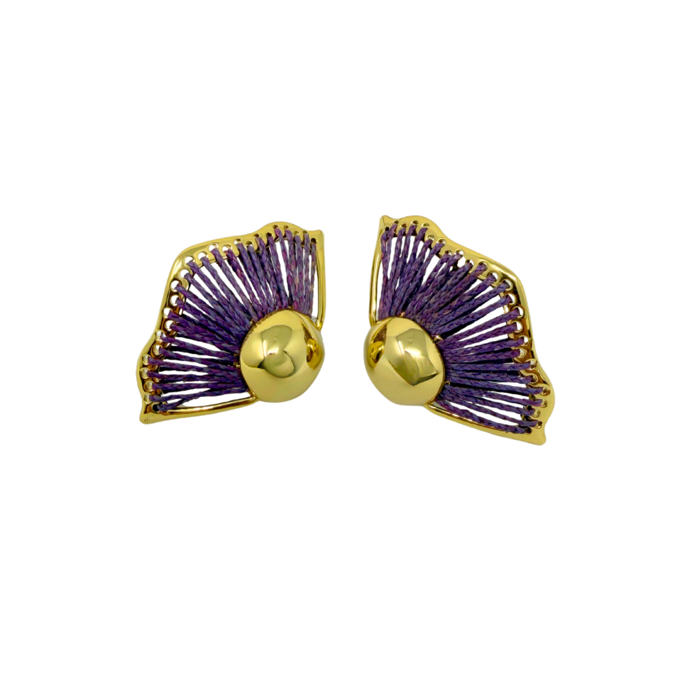 Wren Statement Stud Earrings by Akola