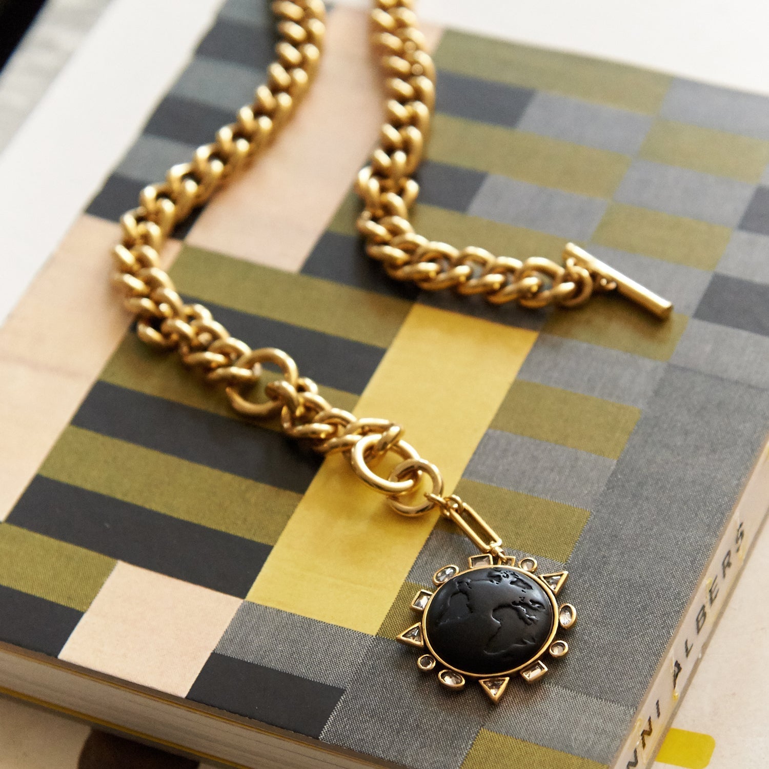 Odyssey Necklace Black Gold by Mignonne Gavigan