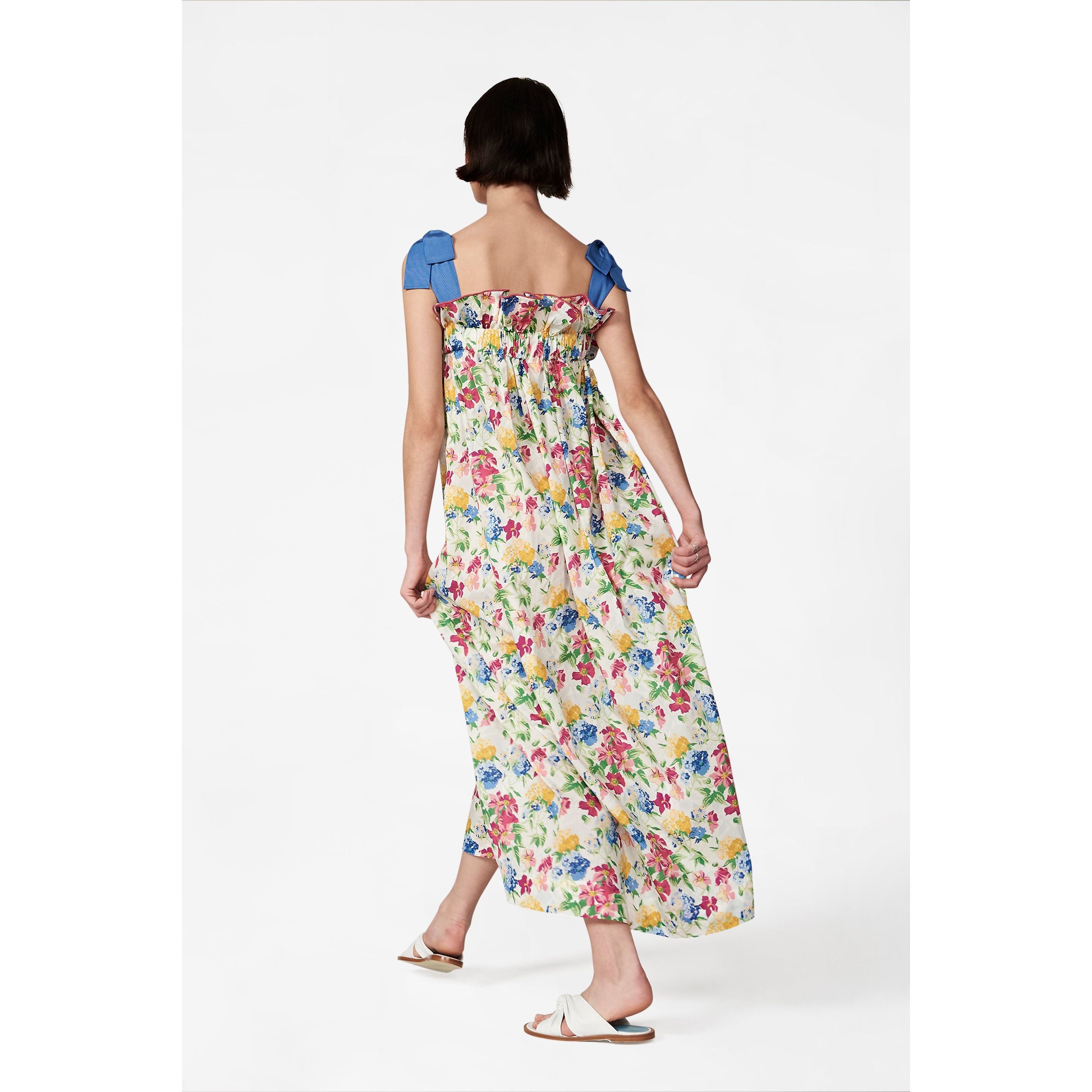 Women's Jaime Dress in Colorful Happy Floral by Casey Marks